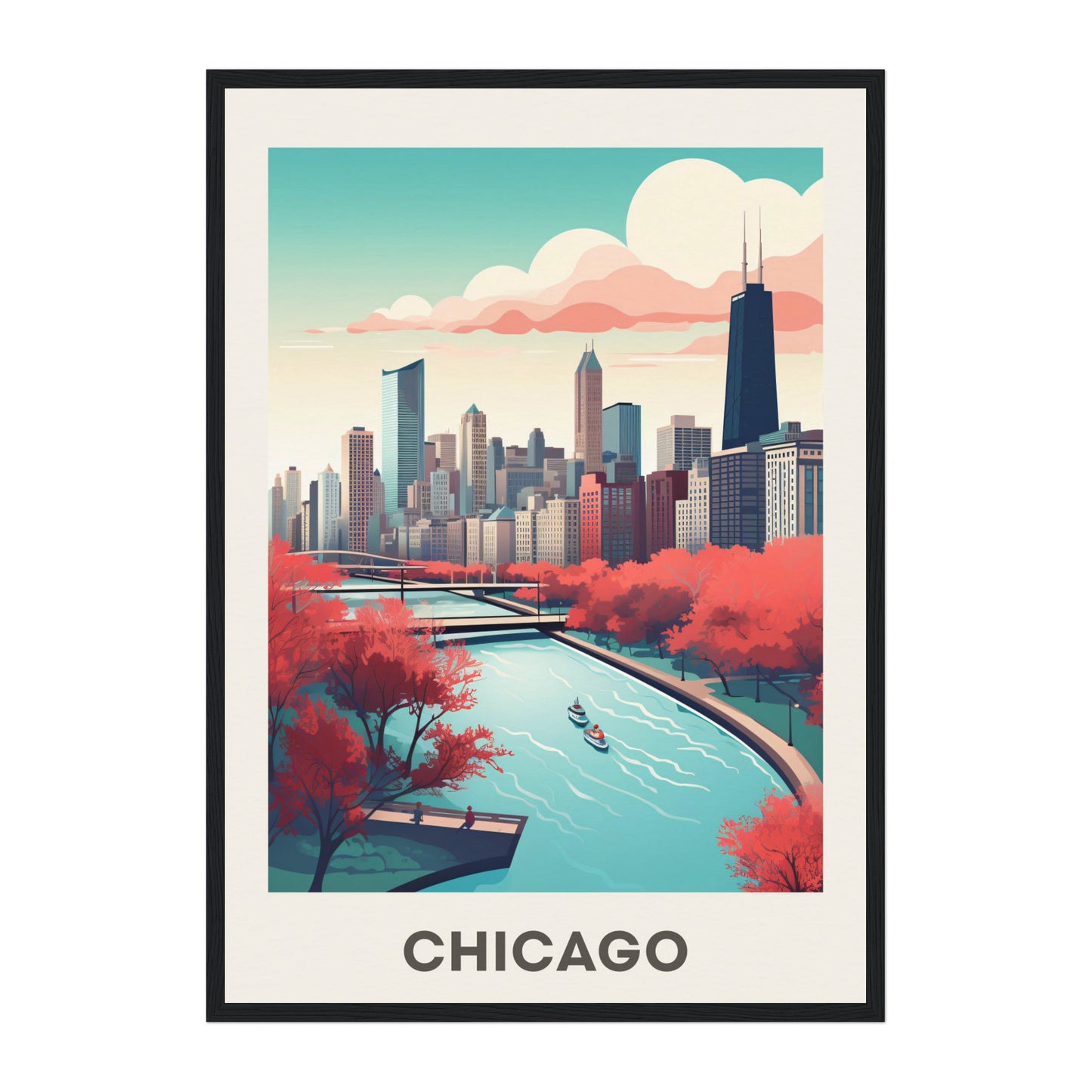 Chicago, United States Wall Art - Uncharted Borders