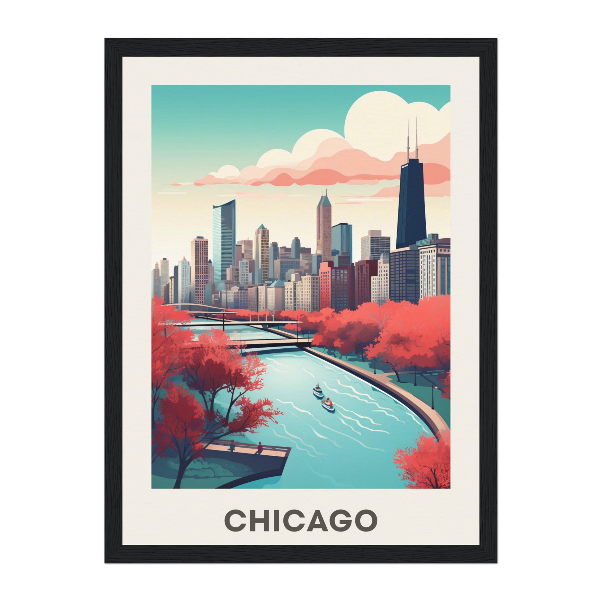 Chicago, United States Wall Art - Uncharted Borders