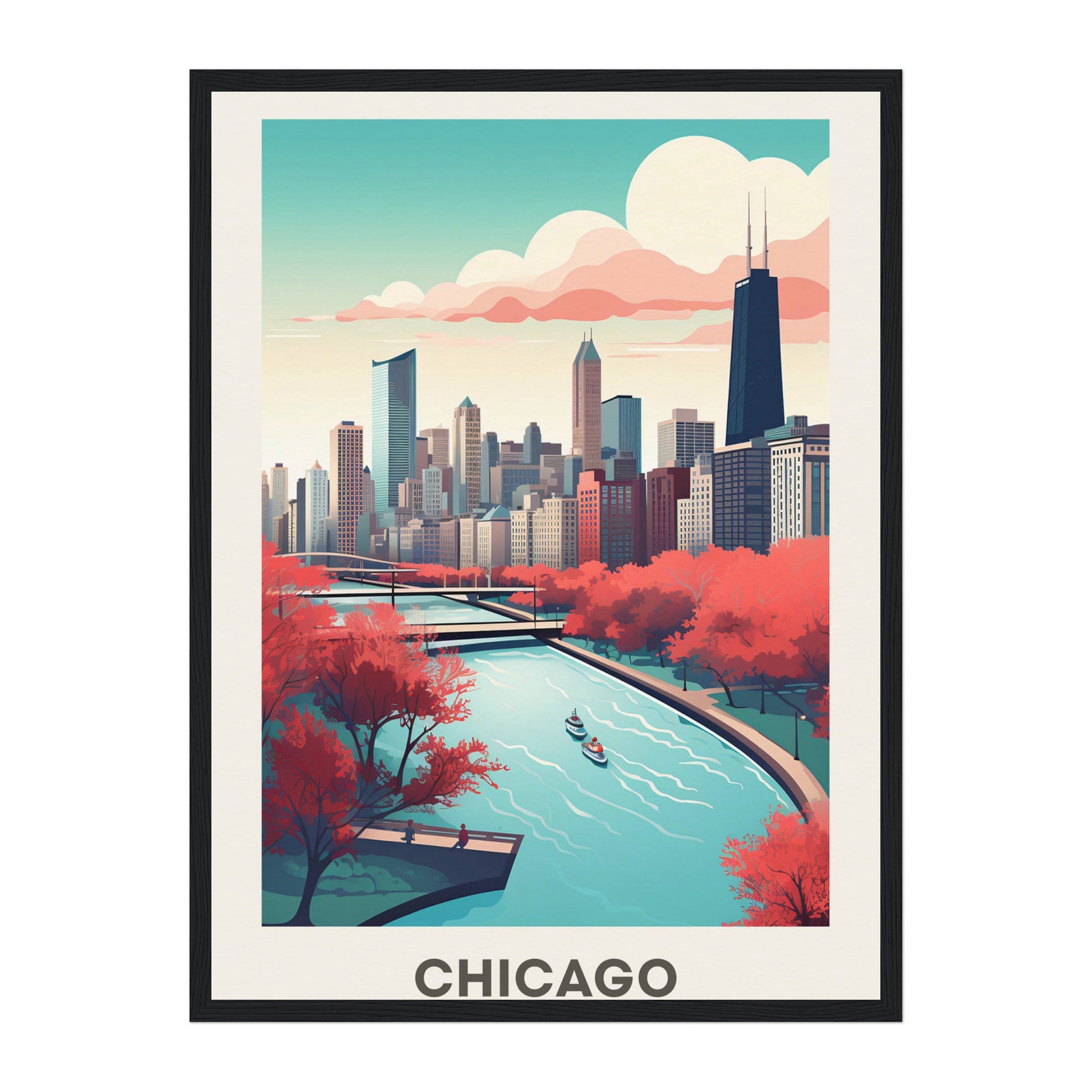 Chicago, United States Wall Art - Uncharted Borders