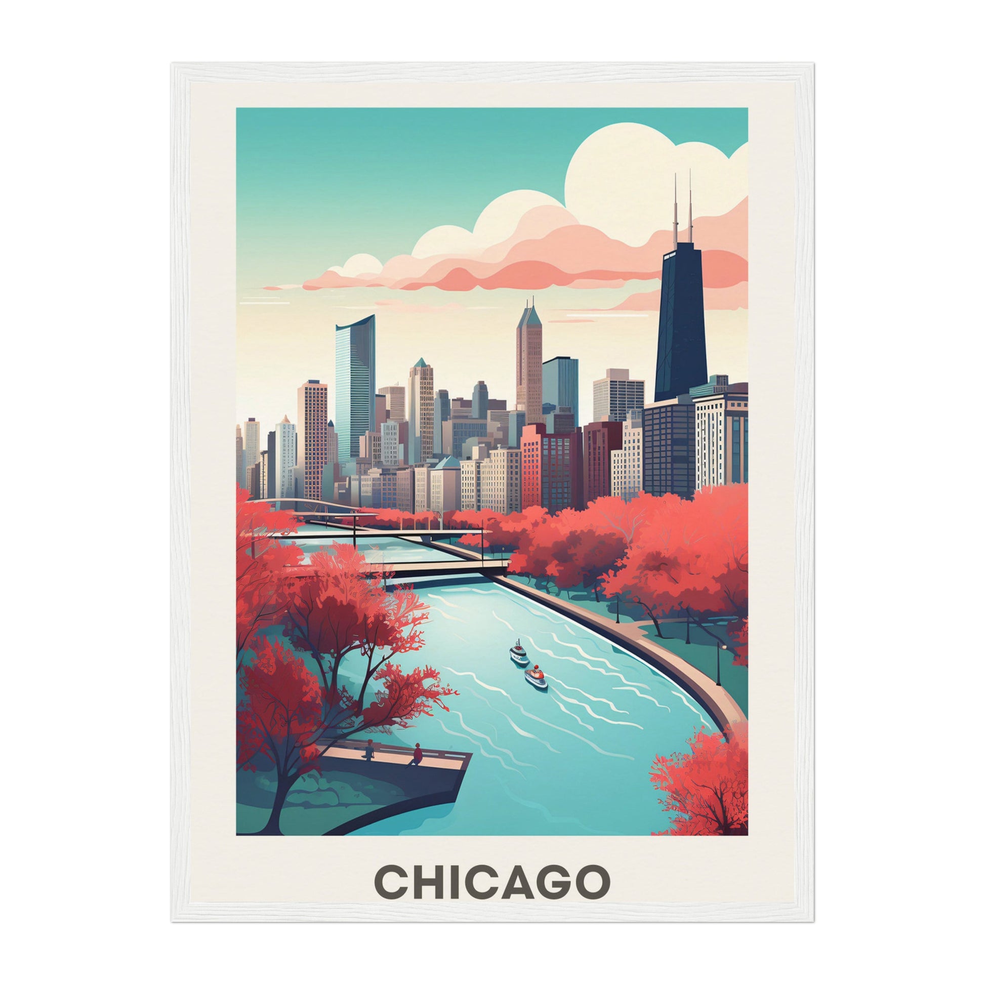 Chicago, United States Wall Art - Uncharted Borders