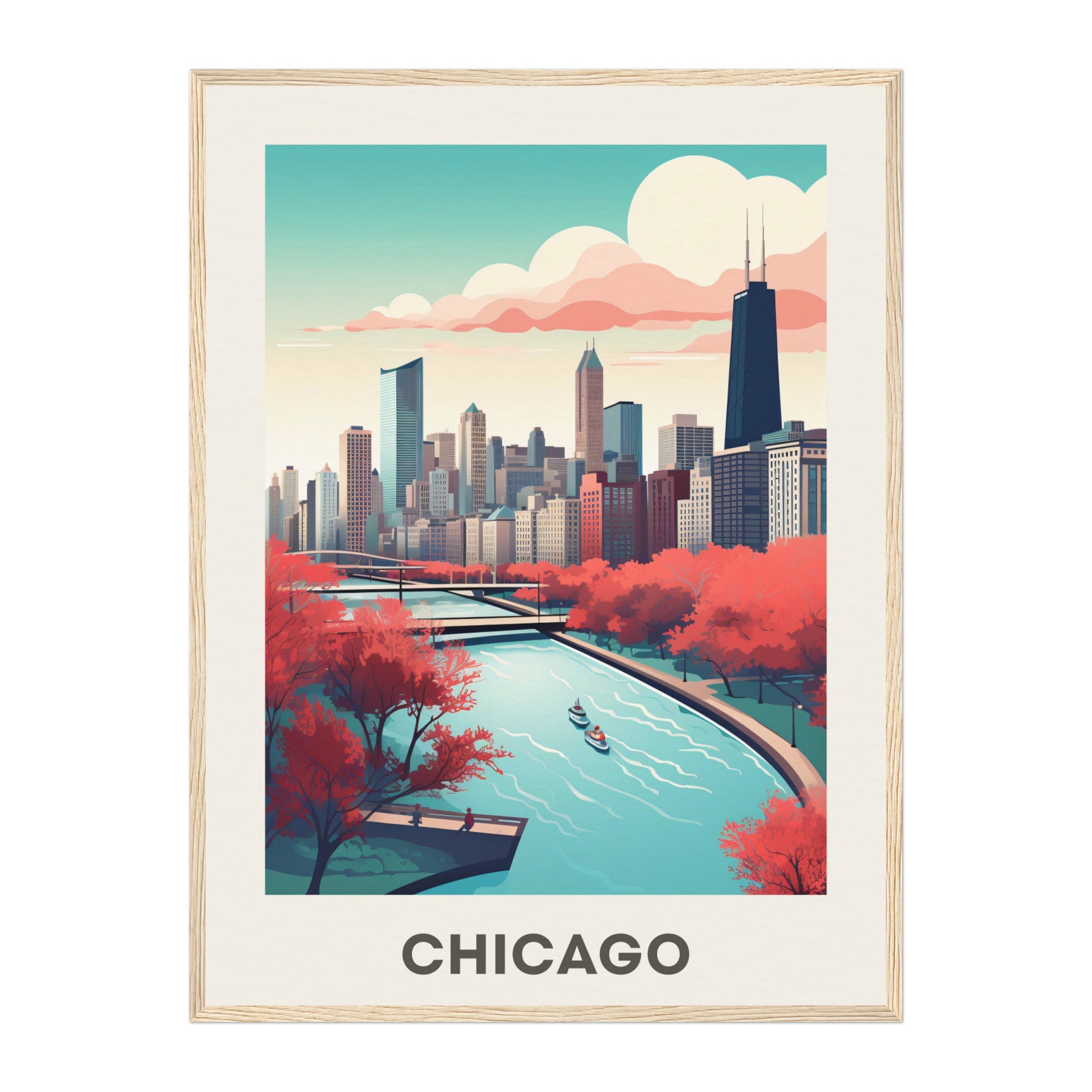 Chicago, United States Wall Art - Uncharted Borders