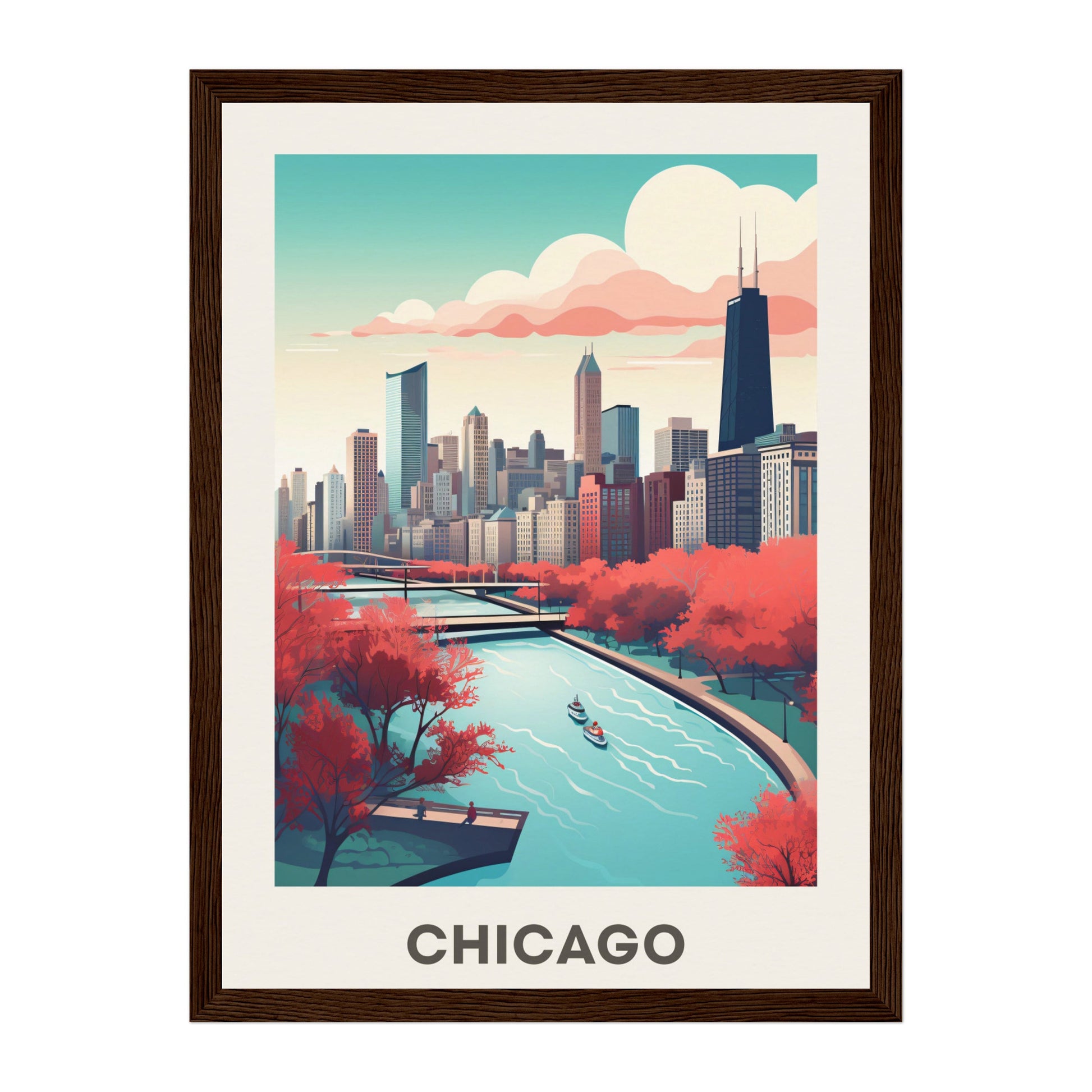 Chicago, United States Wall Art - Uncharted Borders