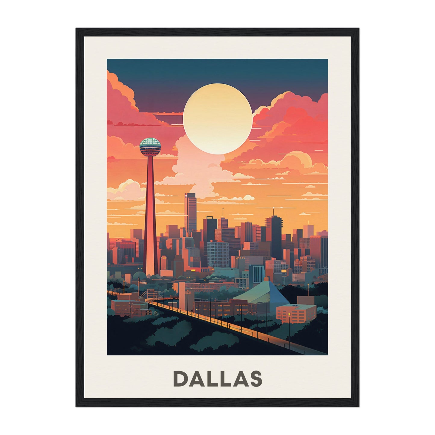 Dallas, United States Wall Art - Uncharted Borders