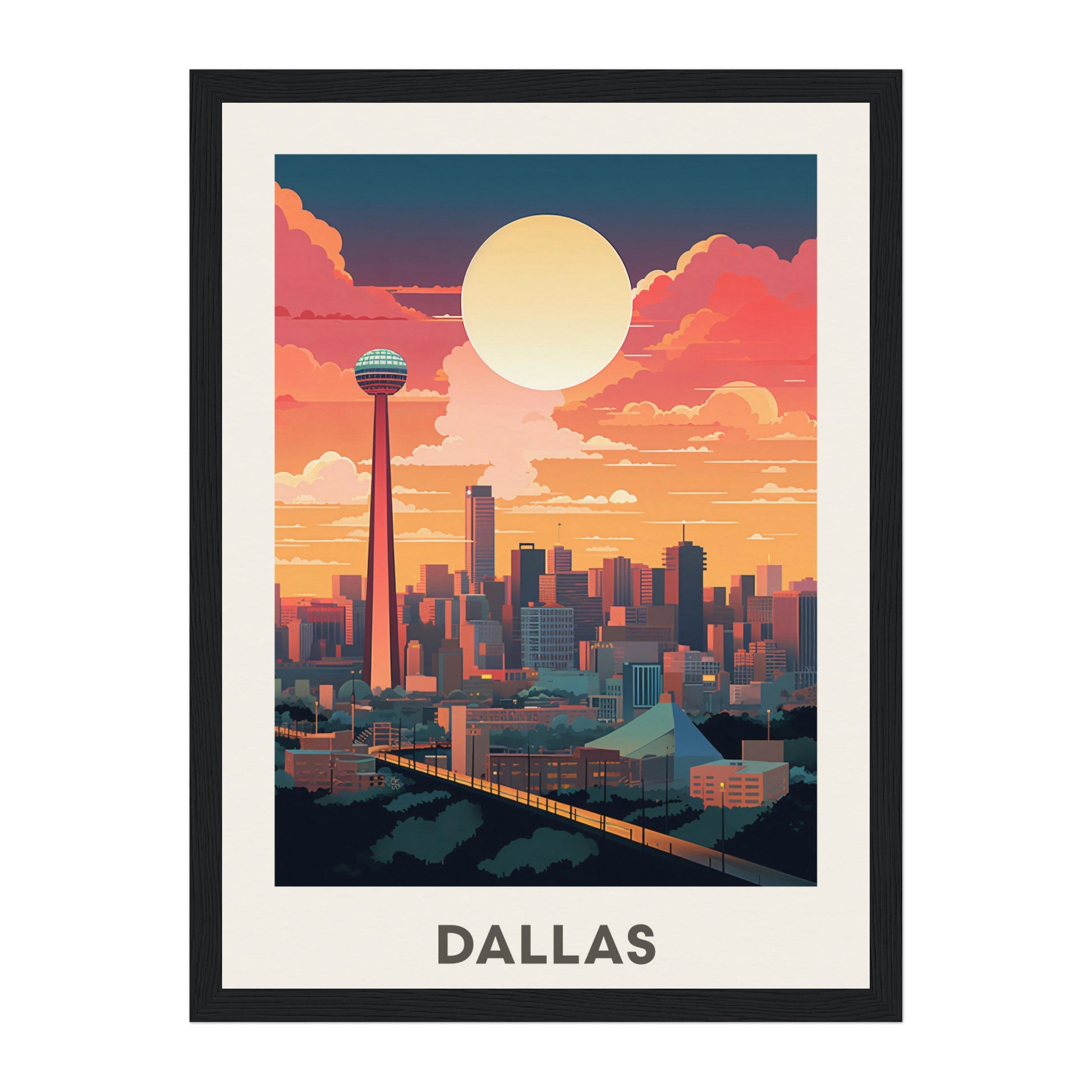 Dallas, United States Wall Art - Uncharted Borders