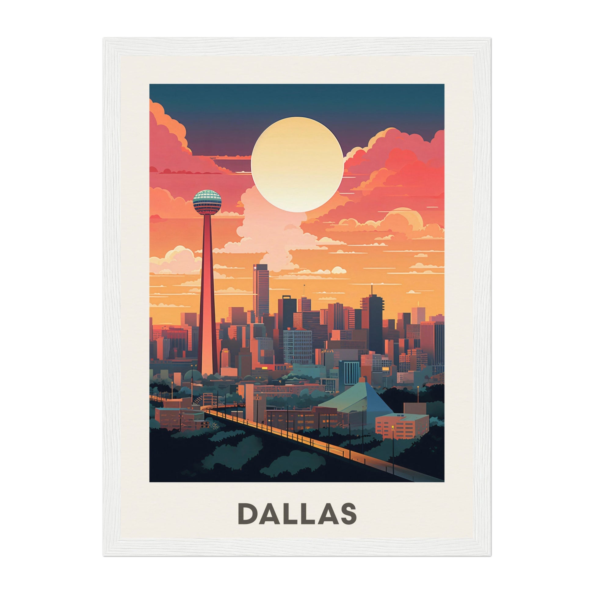 Dallas, United States Wall Art - Uncharted Borders