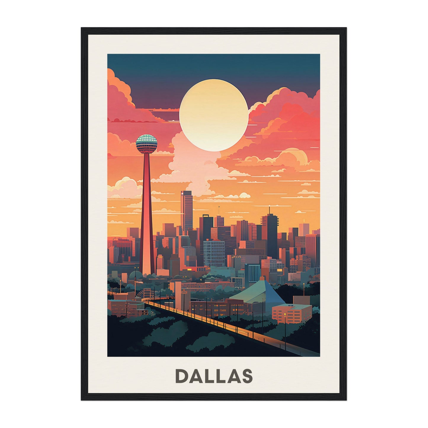 Dallas, United States Wall Art - Uncharted Borders