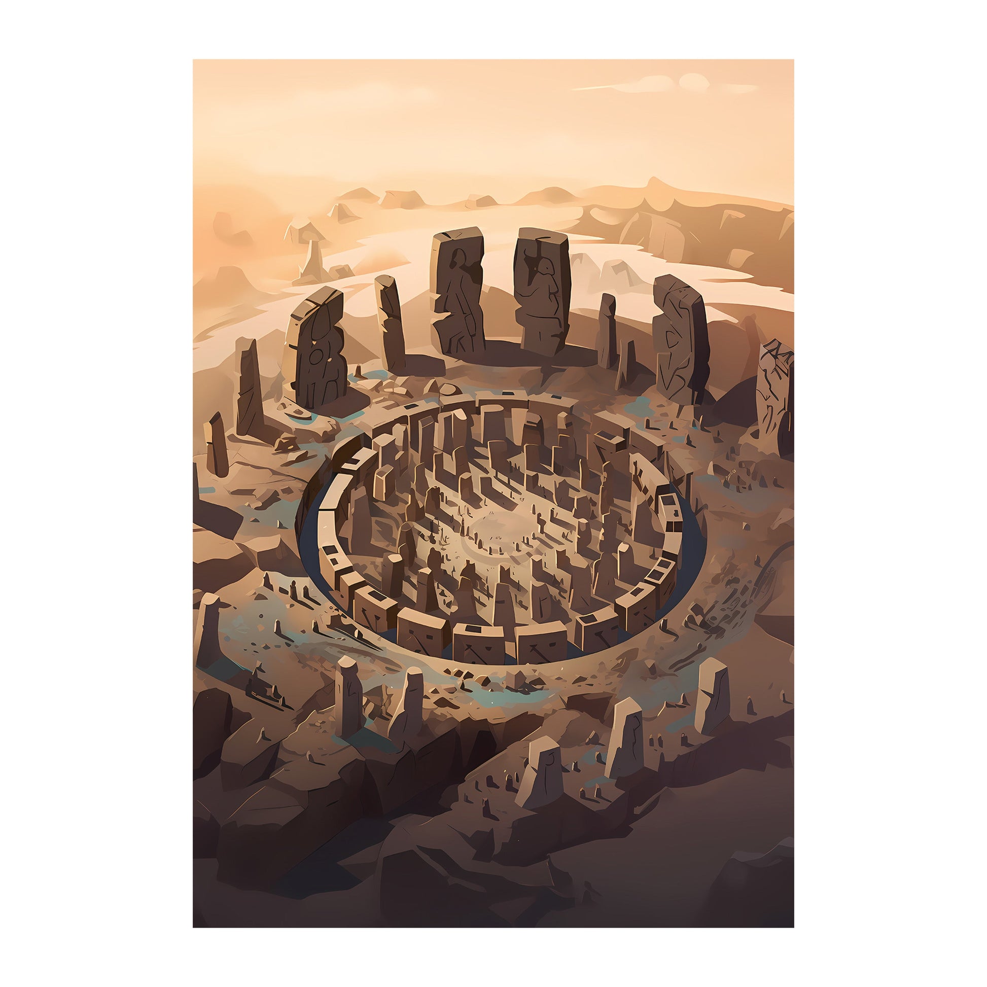 Göbekli Tepe, Turkey Wall Art - Uncharted Borders