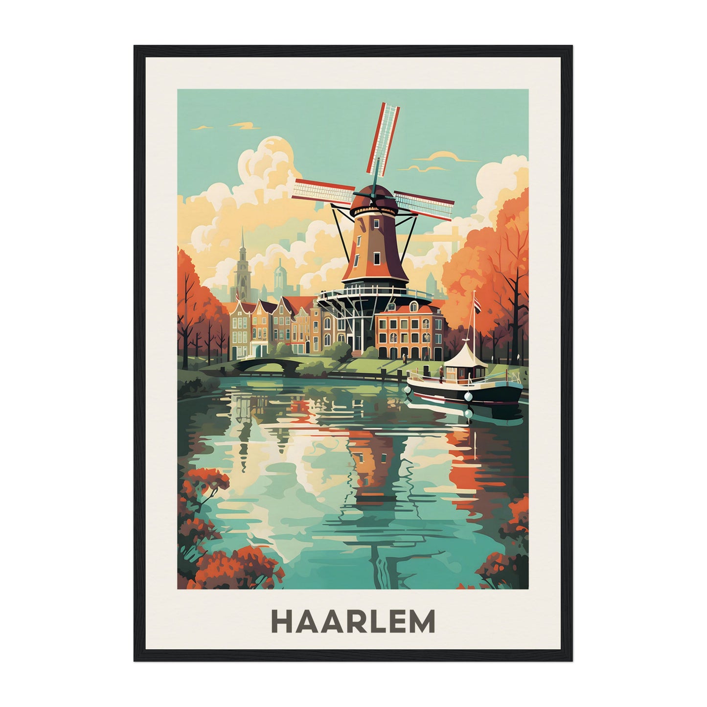 Haarlem, Netherlands Wall Art - Uncharted Borders