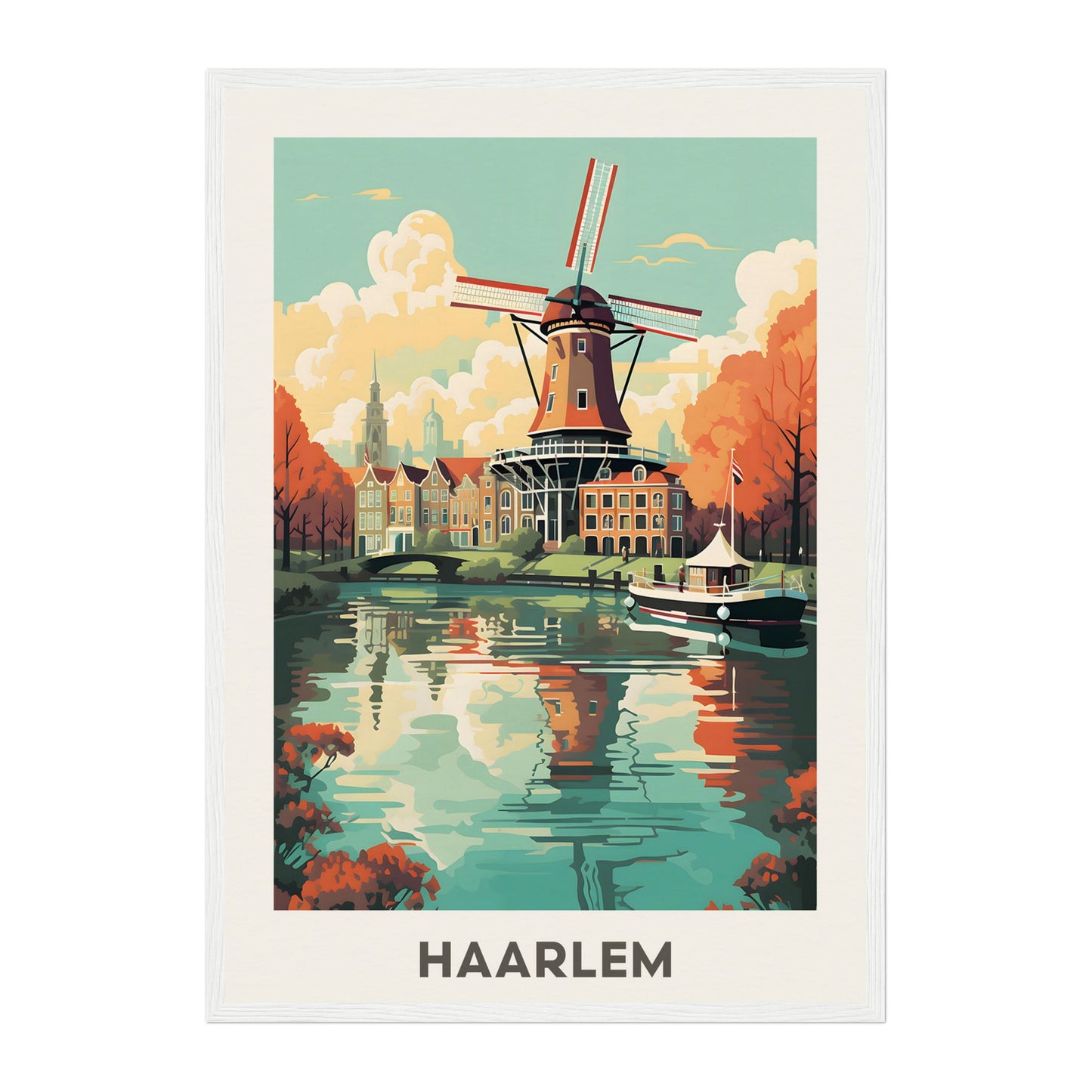 Haarlem, Netherlands Wall Art - Uncharted Borders