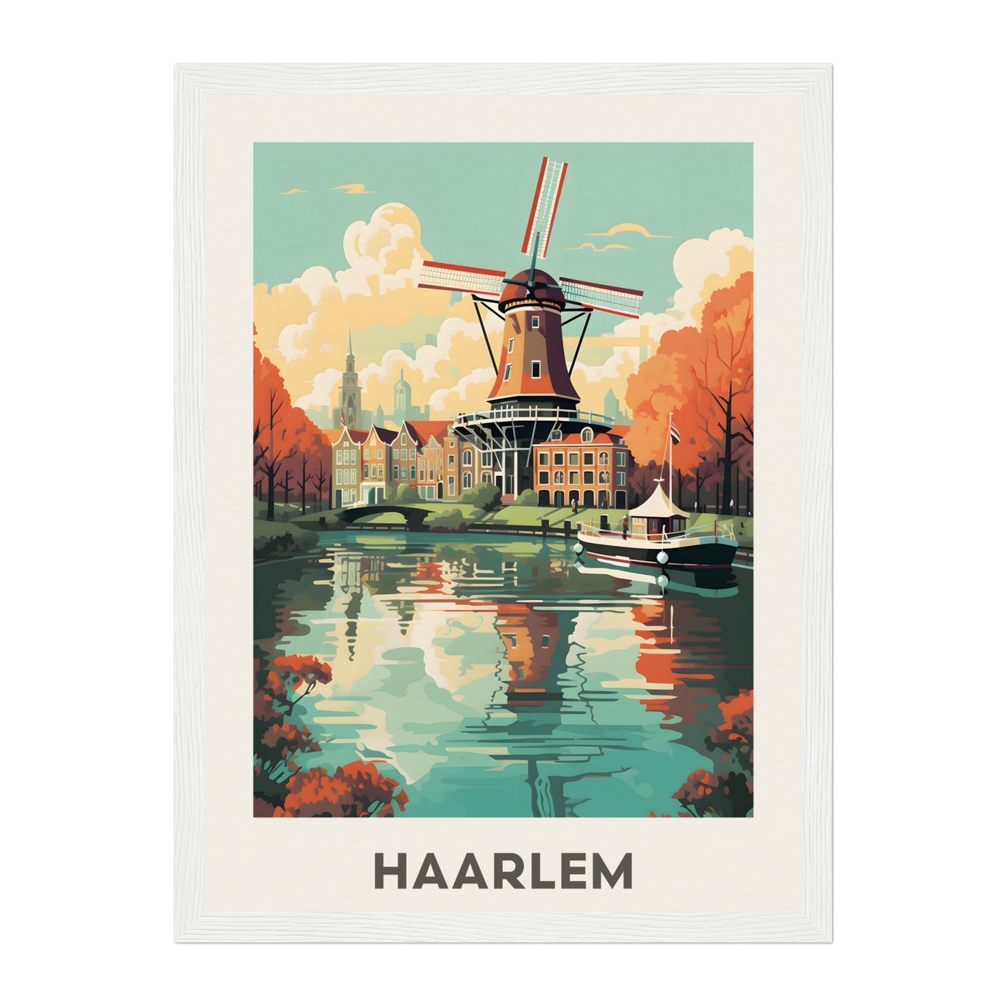 Haarlem, Netherlands Wall Art - Uncharted Borders