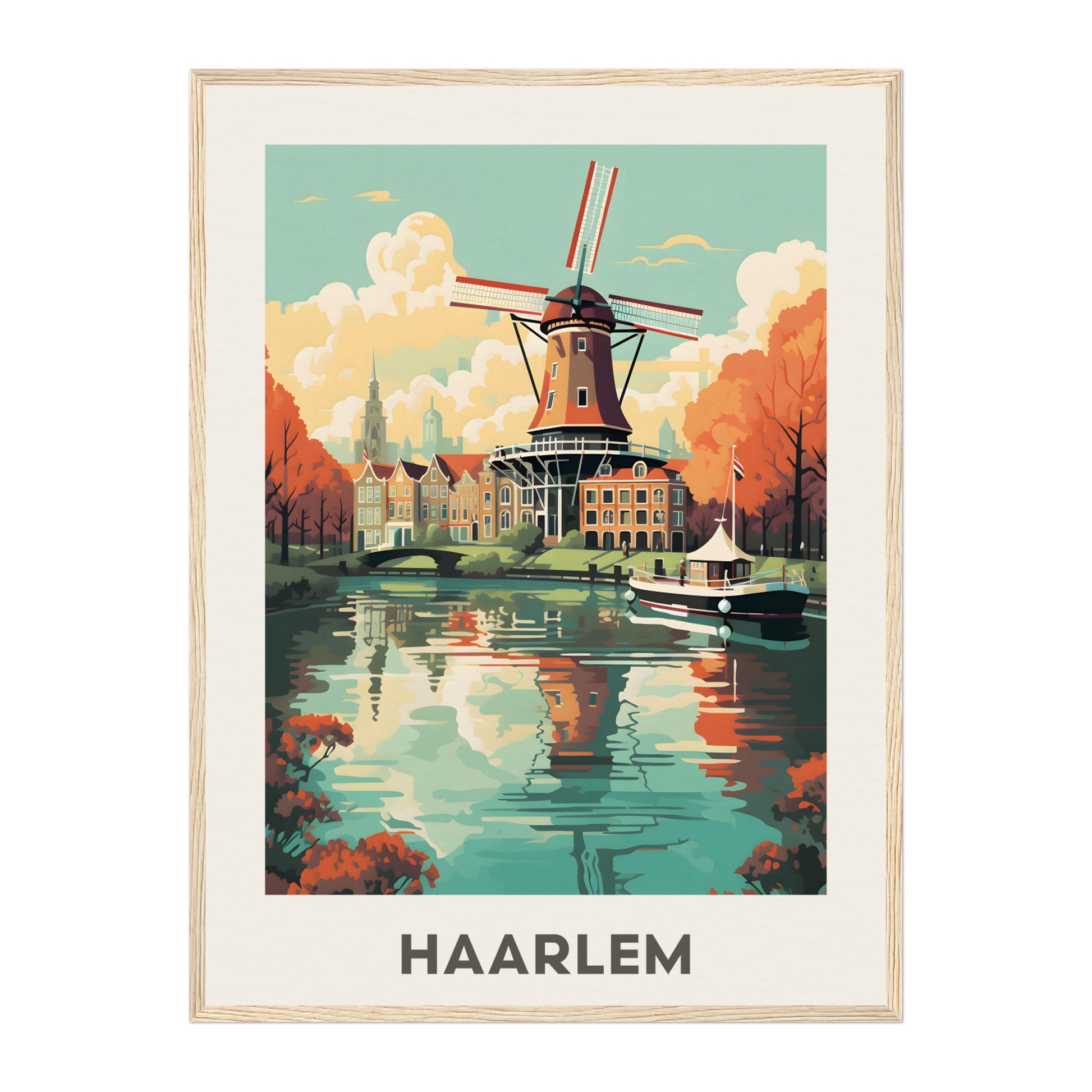 Haarlem, Netherlands Wall Art - Uncharted Borders