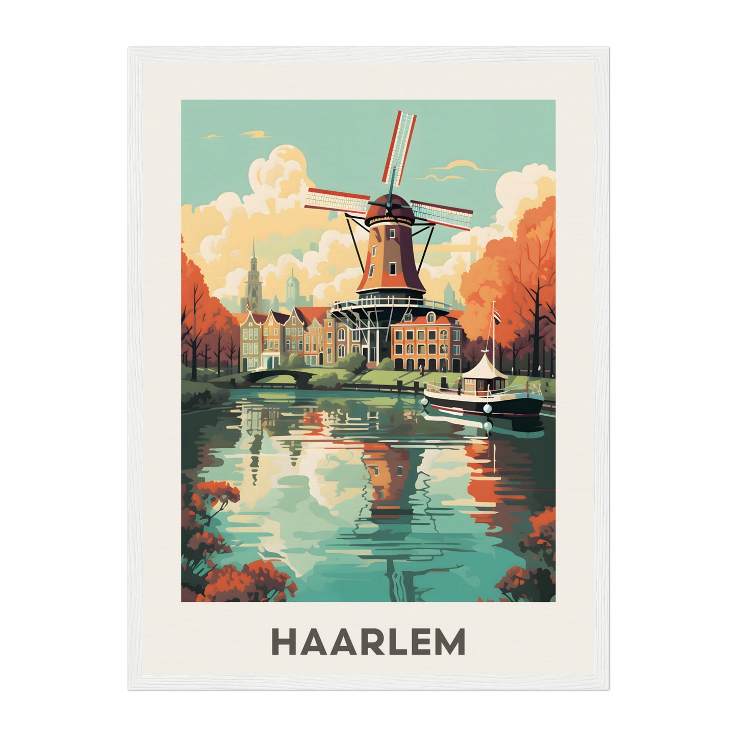 Haarlem, Netherlands Wall Art - Uncharted Borders