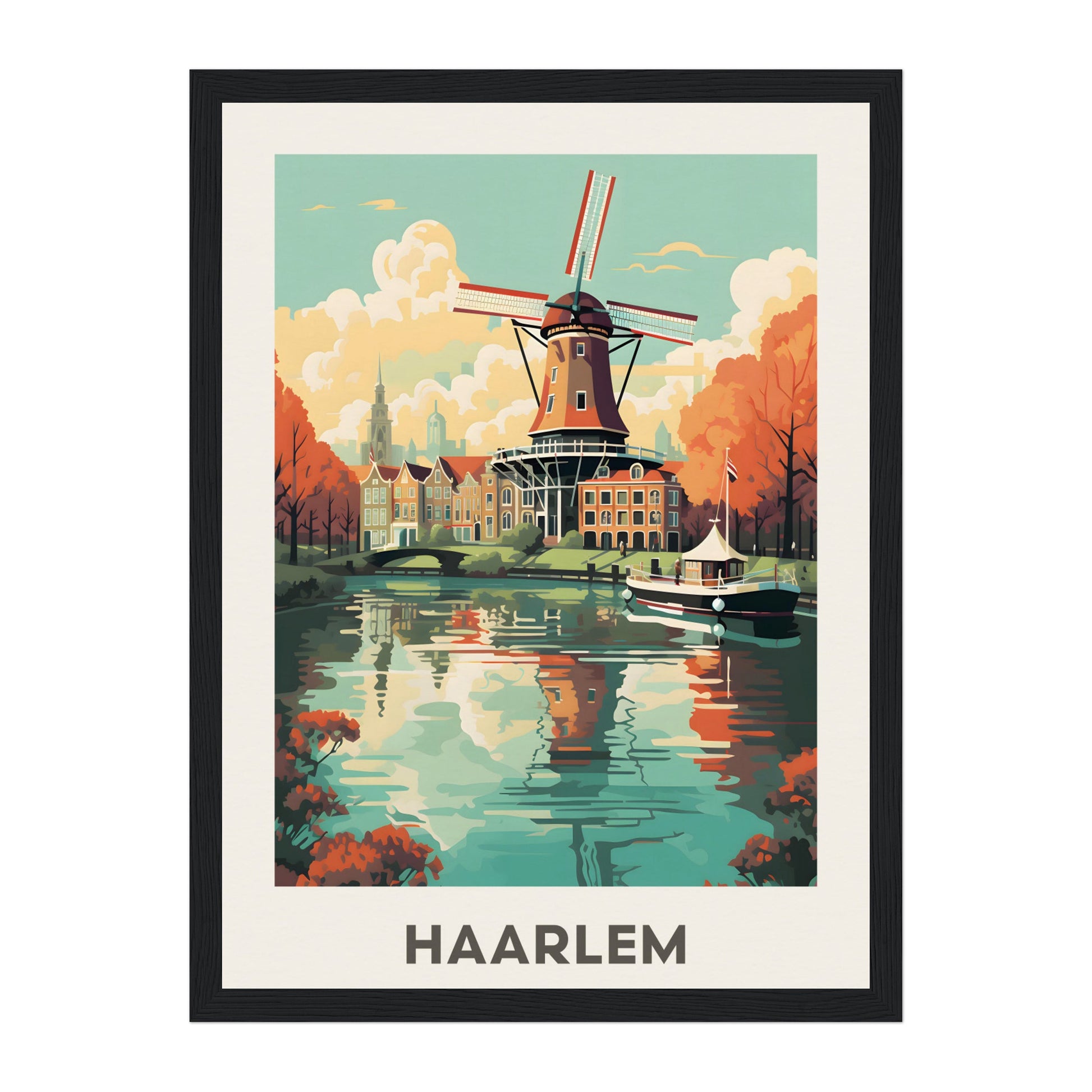 Haarlem, Netherlands Wall Art - Uncharted Borders