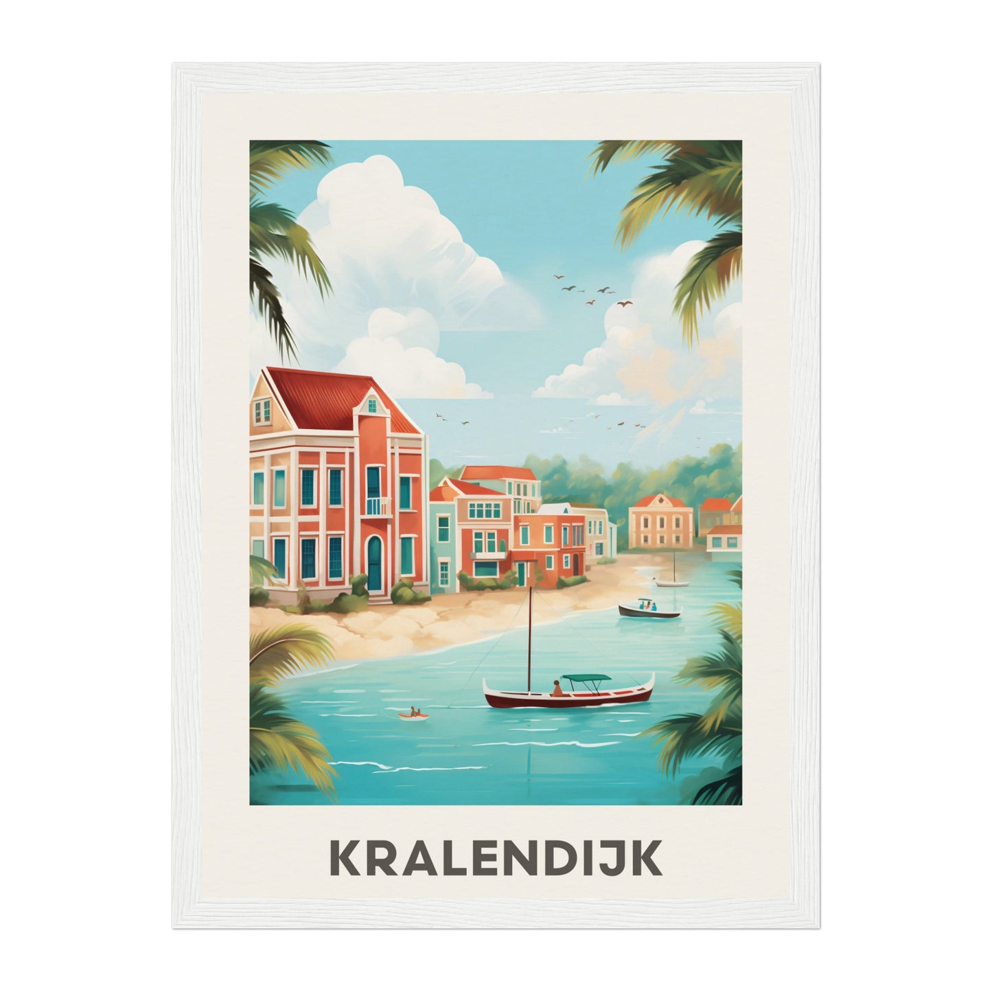 Kralendijk, Bonaire Wall Art - Uncharted Borders