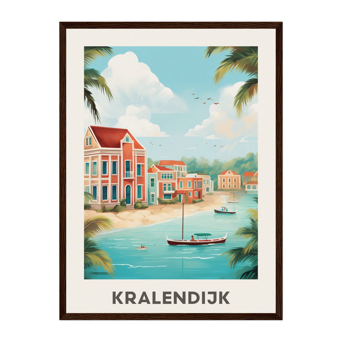 Kralendijk, Bonaire Wall Art - Uncharted Borders