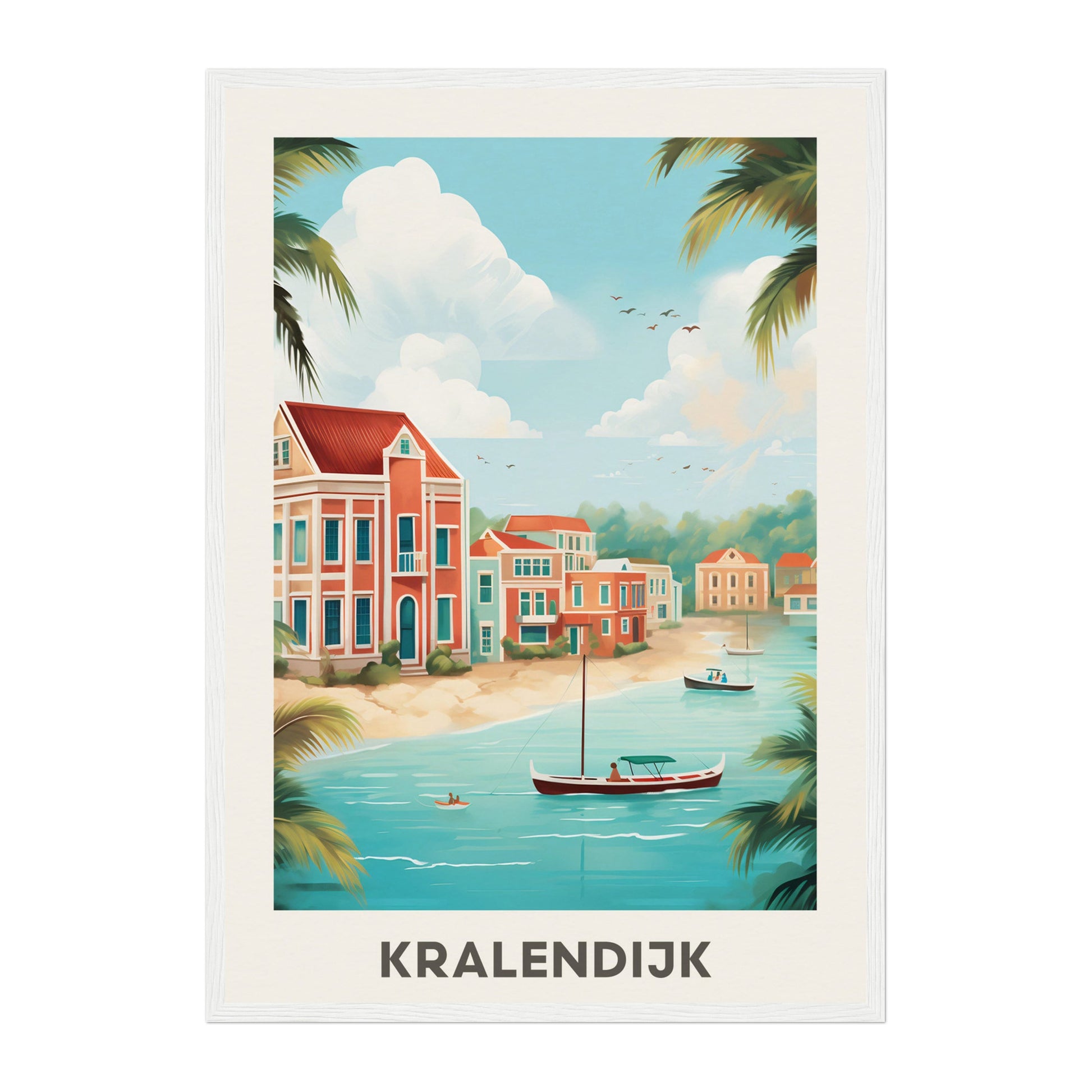 Kralendijk, Bonaire Wall Art - Uncharted Borders