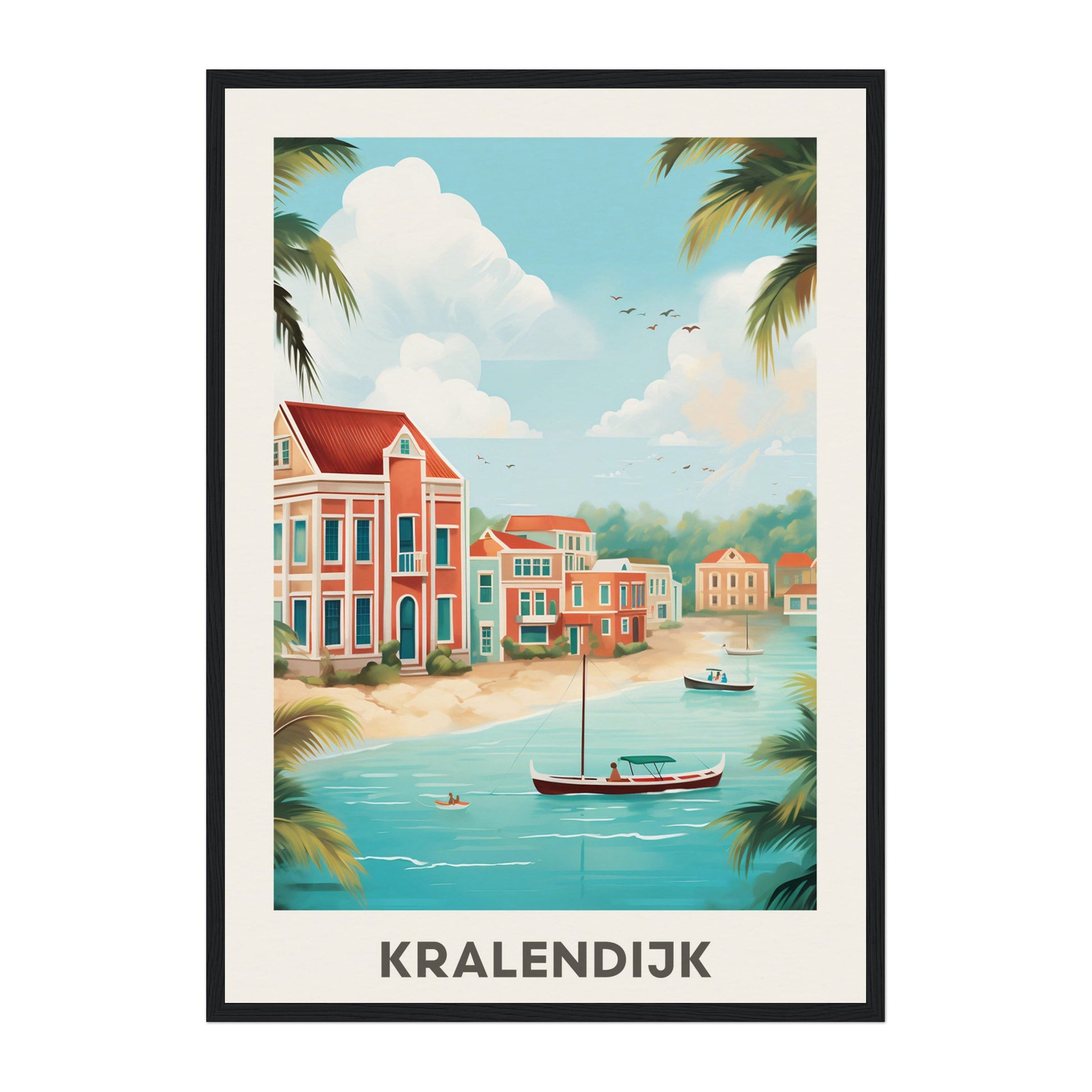 Kralendijk, Bonaire Wall Art - Uncharted Borders