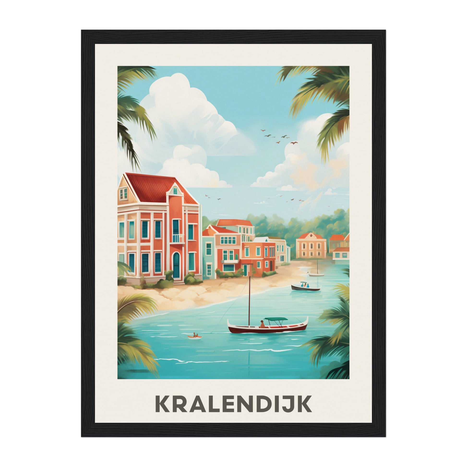 Kralendijk, Bonaire Wall Art - Uncharted Borders