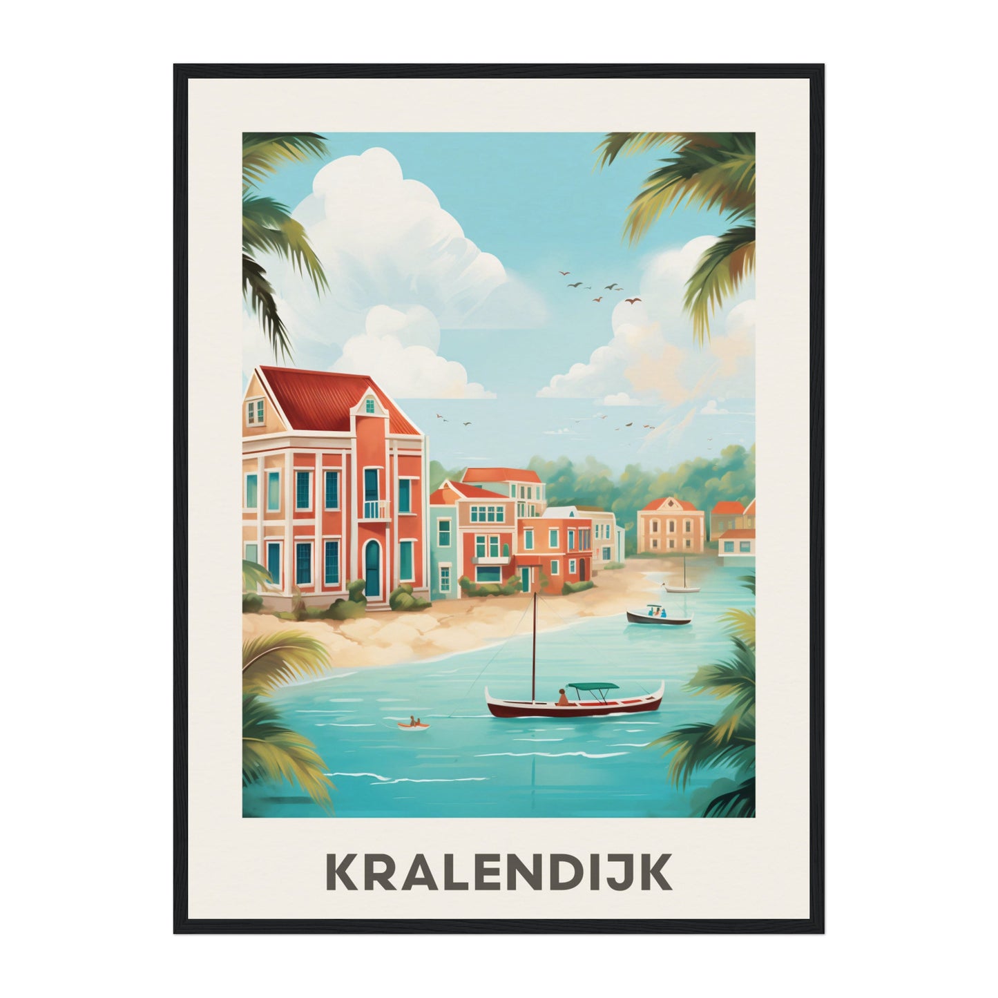 Kralendijk, Bonaire Wall Art - Uncharted Borders