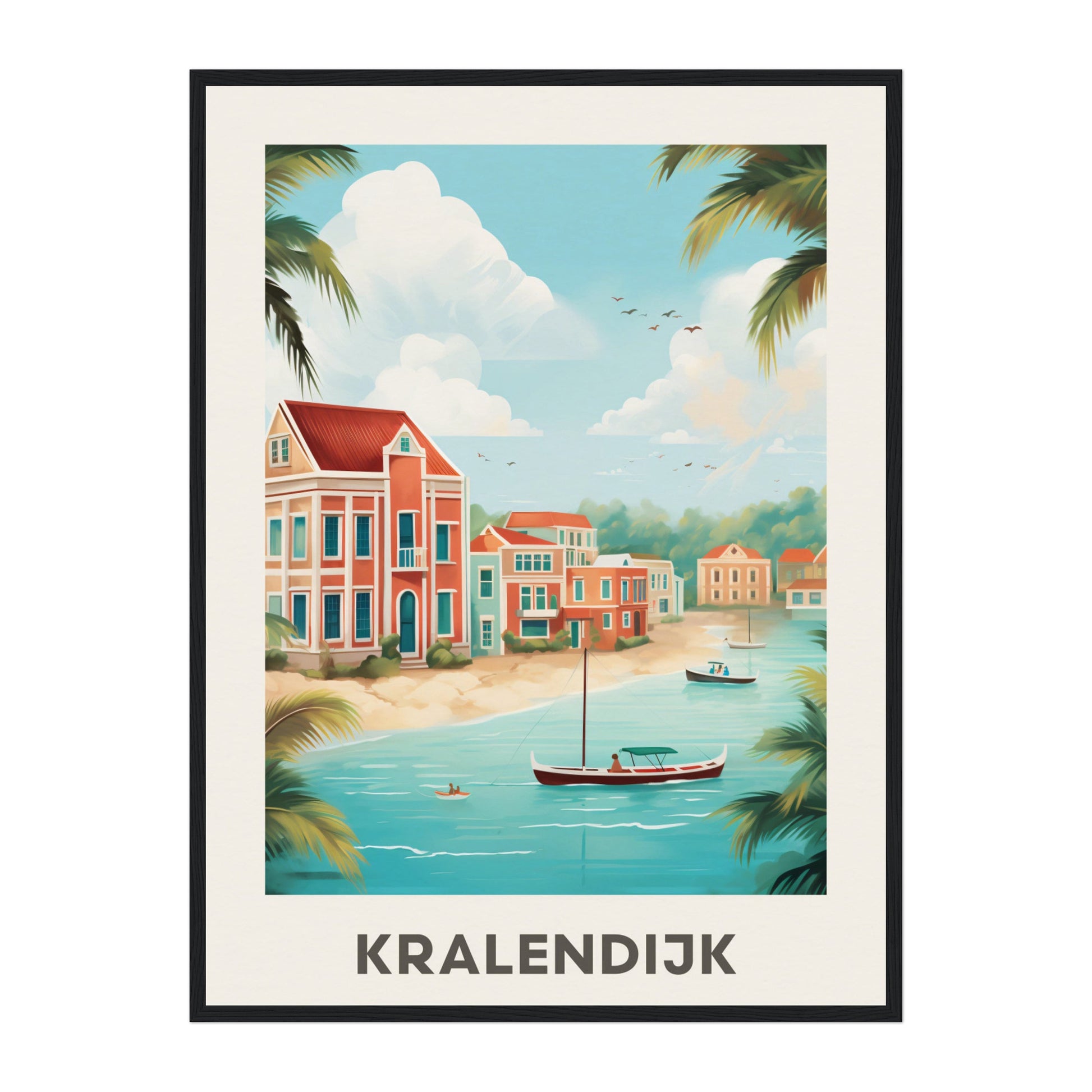 Kralendijk, Bonaire Wall Art - Uncharted Borders