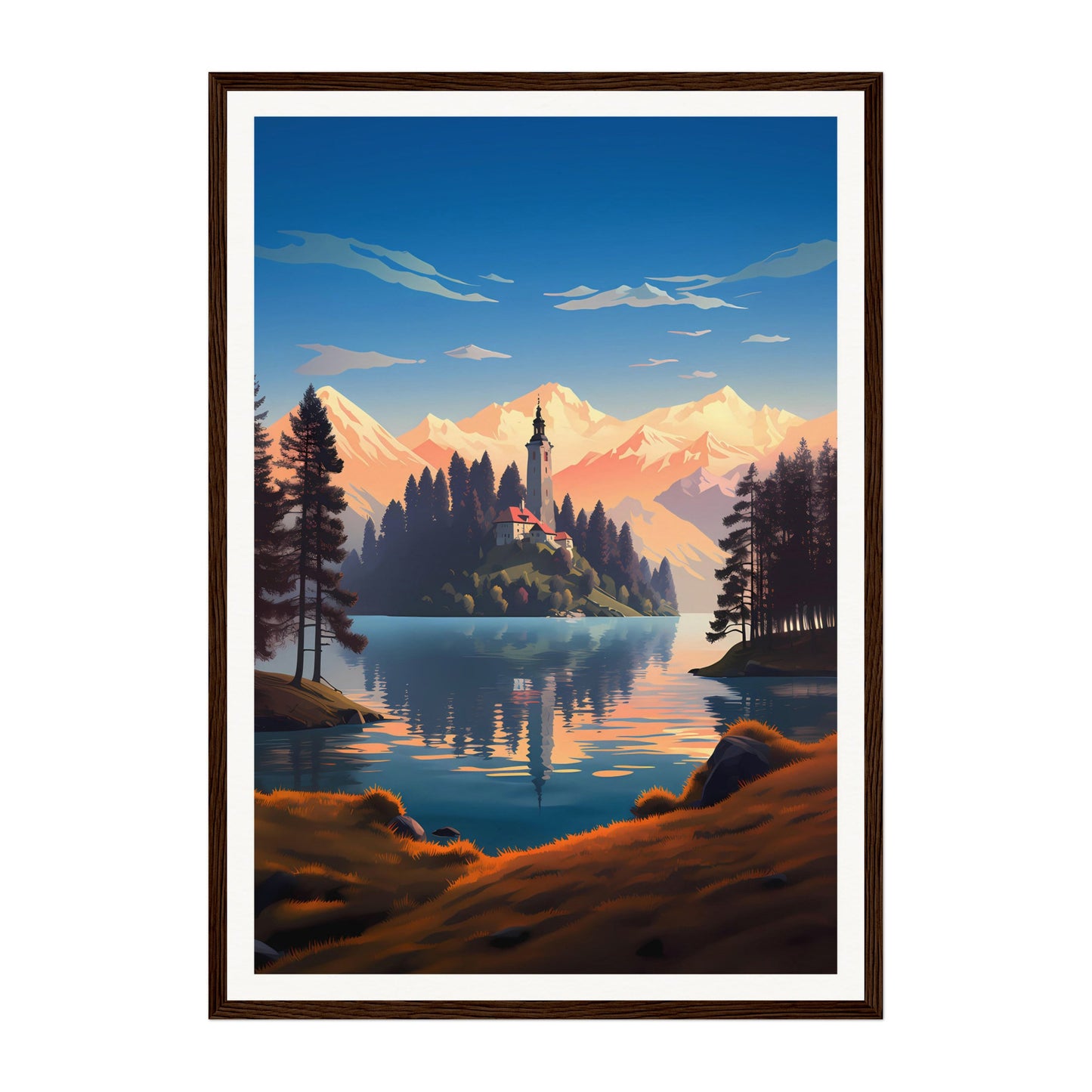 Lake Bled, Slovenia Wall Art - Uncharted Borders