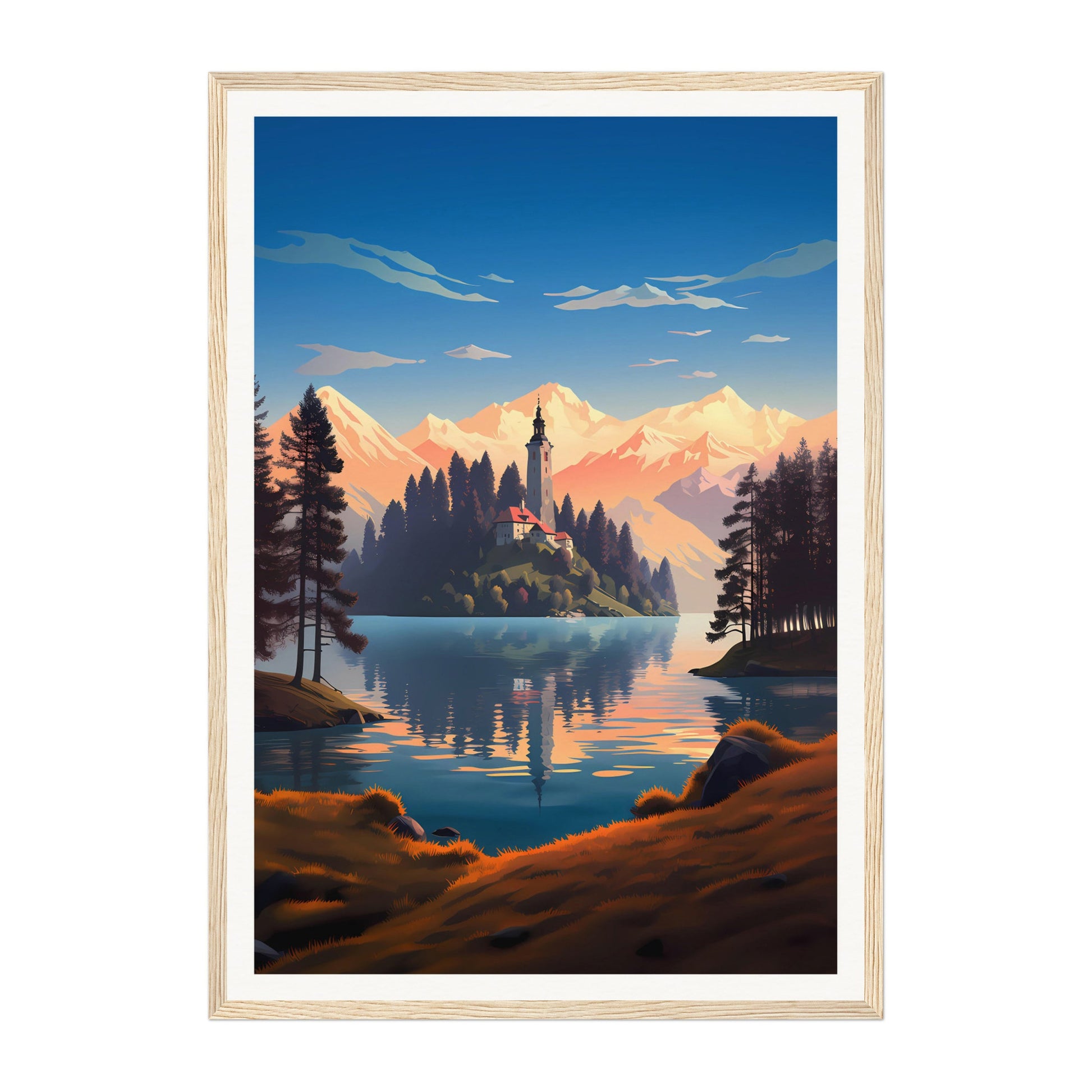 Lake Bled, Slovenia Wall Art - Uncharted Borders