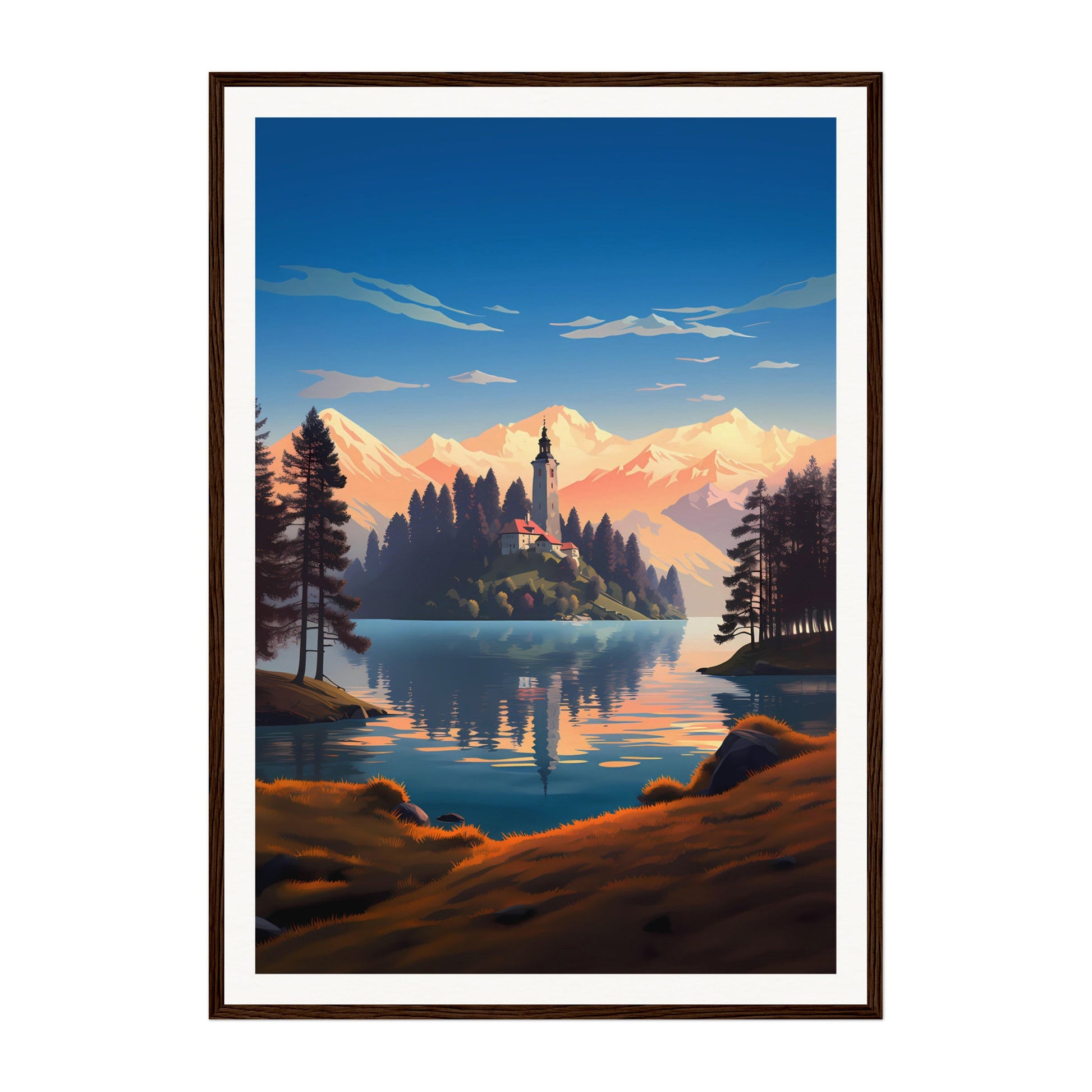 Lake Bled, Slovenia Wall Art - Uncharted Borders