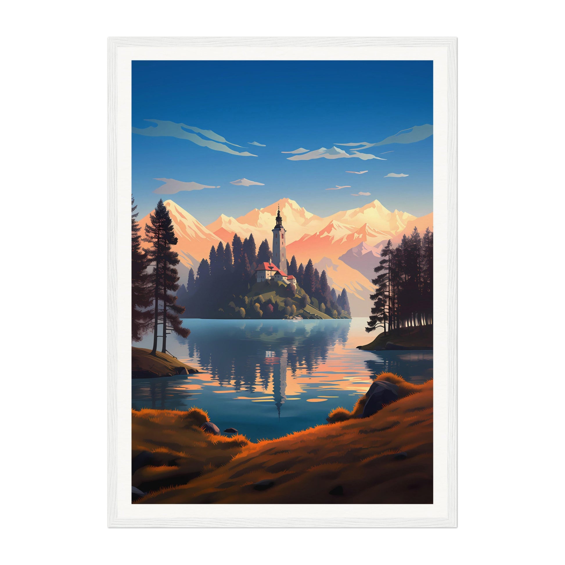 Lake Bled, Slovenia Wall Art - Uncharted Borders