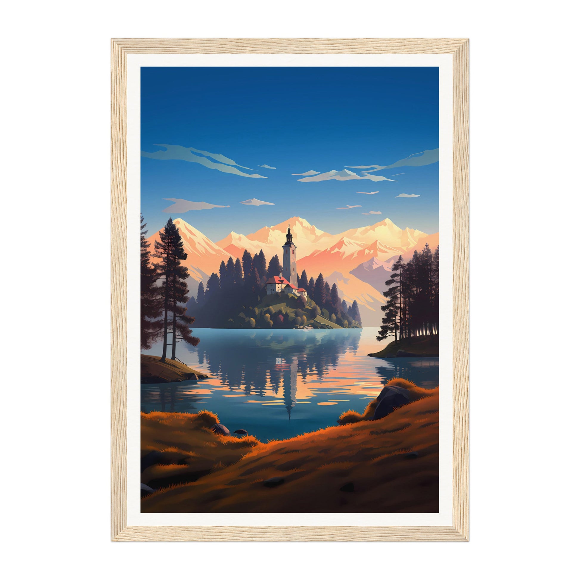 Lake Bled, Slovenia Wall Art - Uncharted Borders