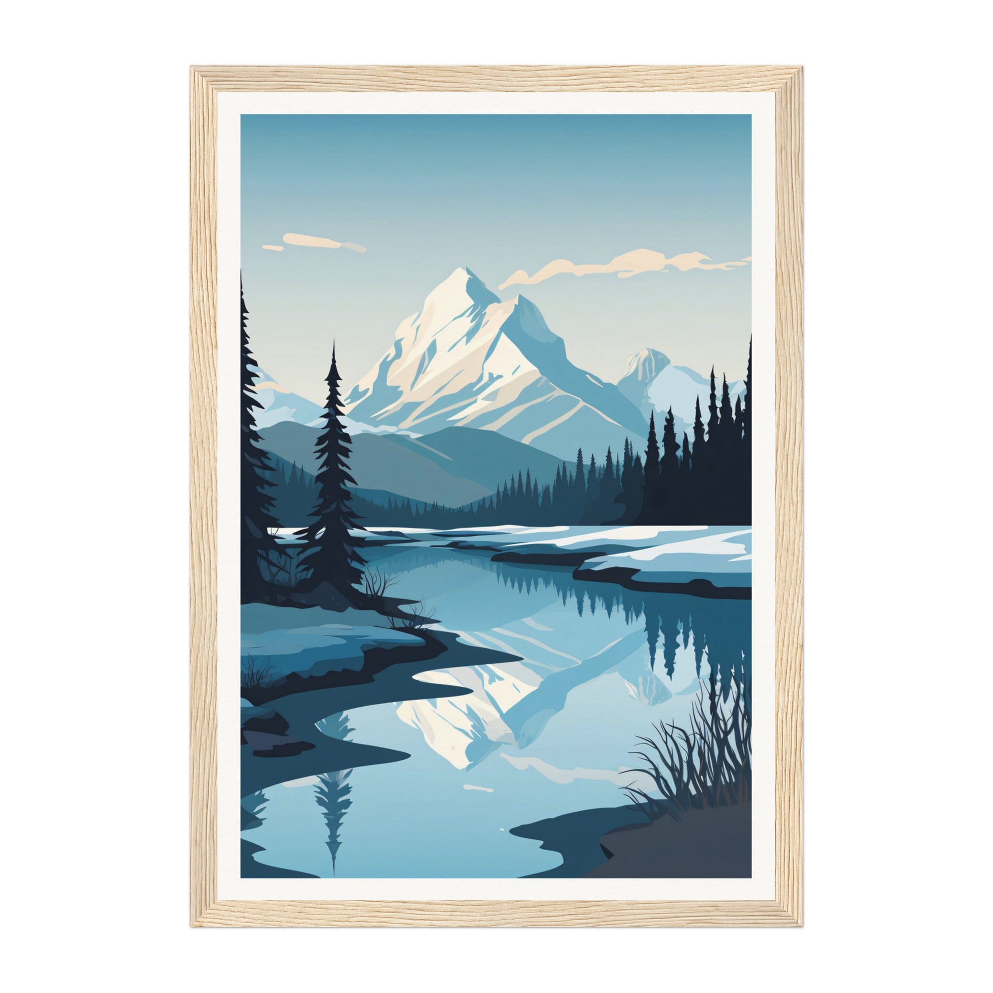 Lake Clark, United States Wall Art - Uncharted Borders