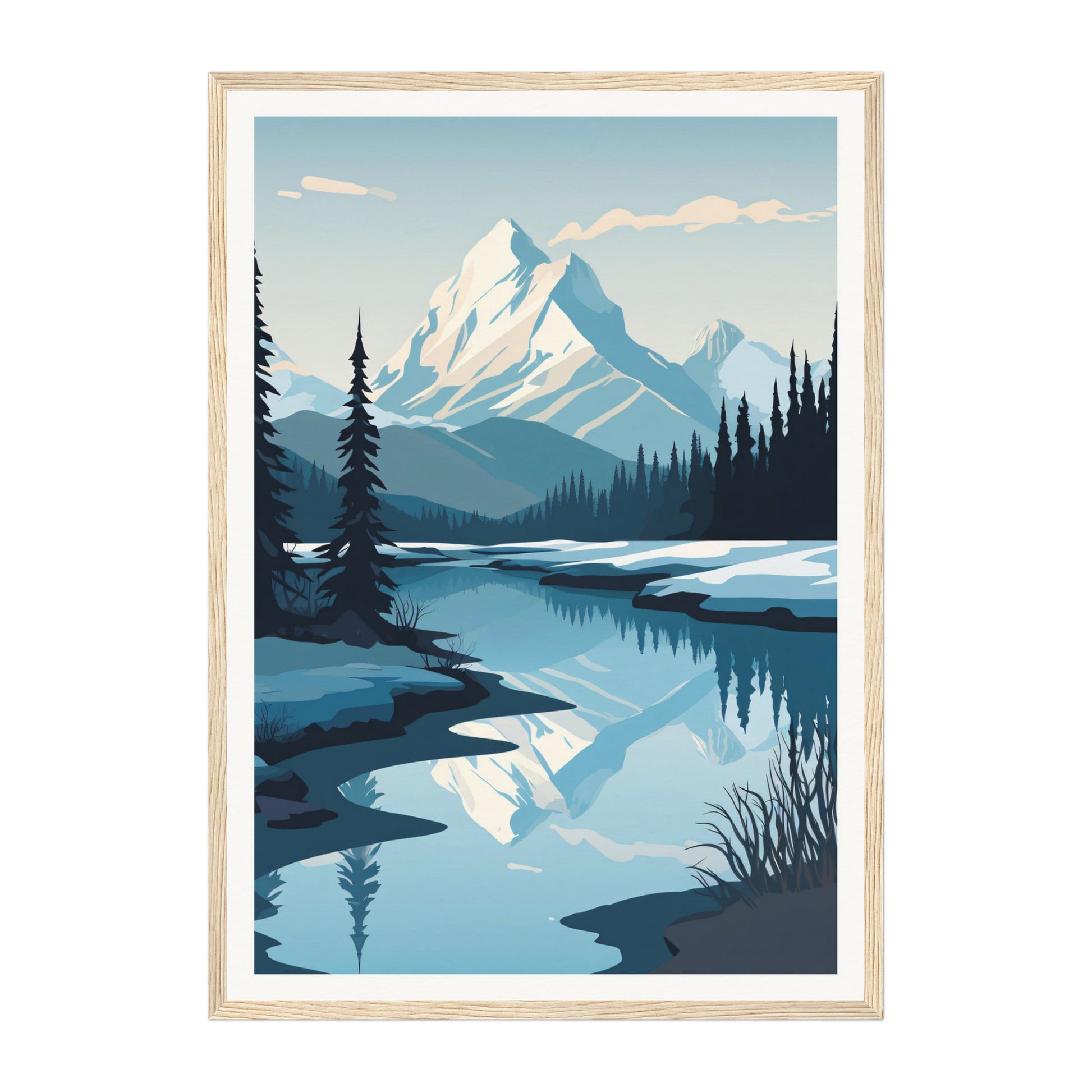 Lake Clark, United States Wall Art - Uncharted Borders