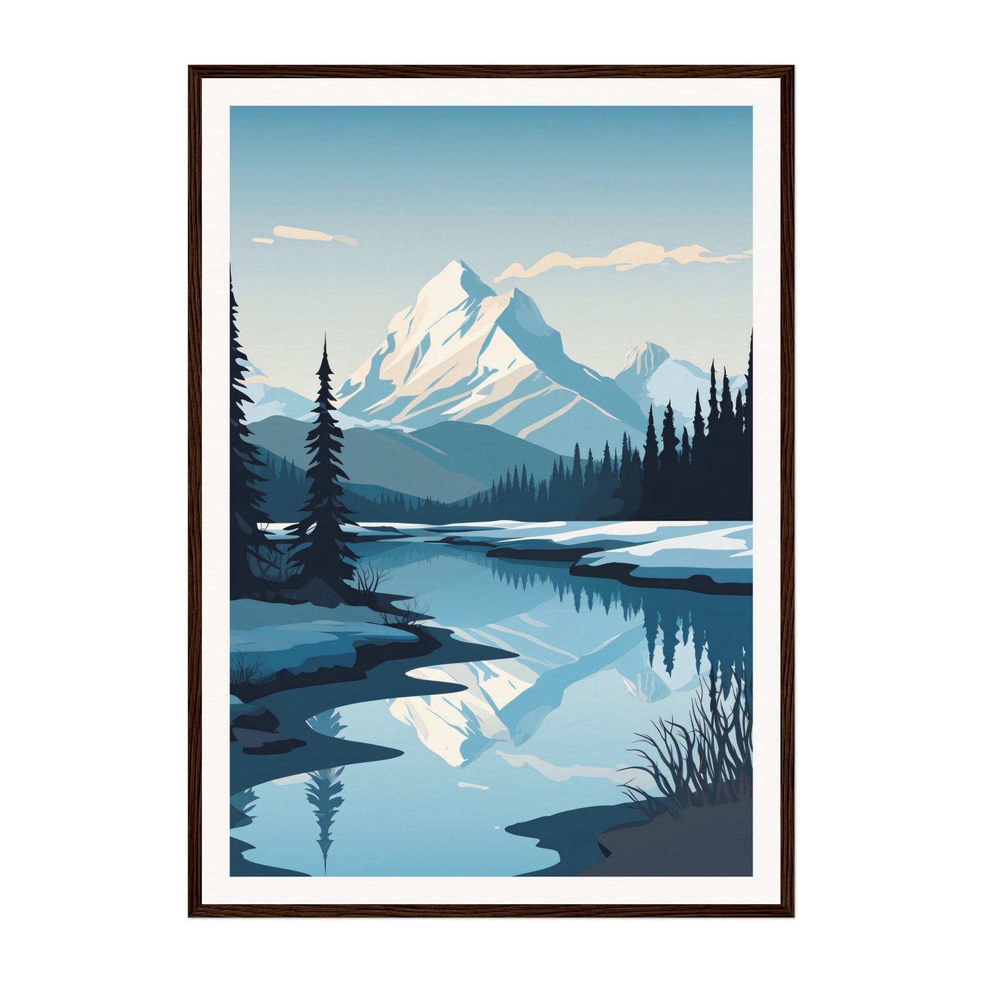 Lake Clark, United States Wall Art - Uncharted Borders