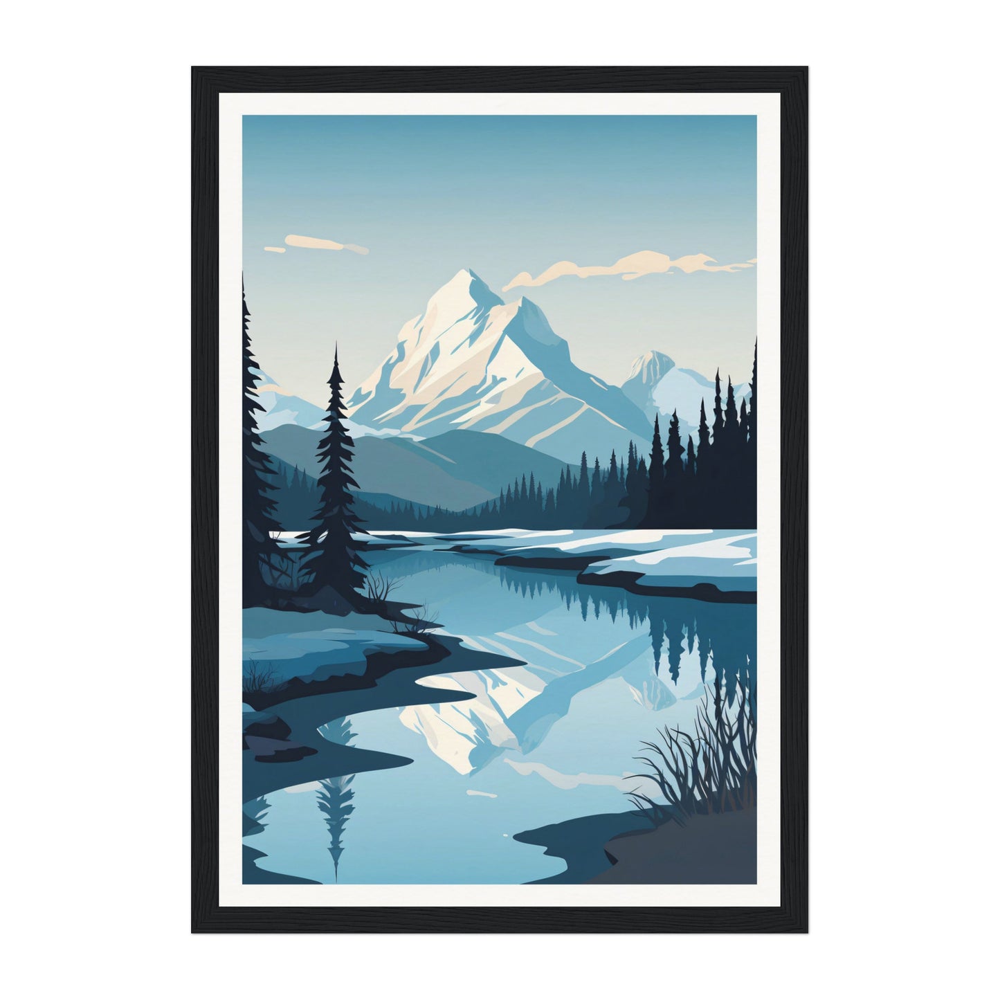 Lake Clark, United States Wall Art - Uncharted Borders