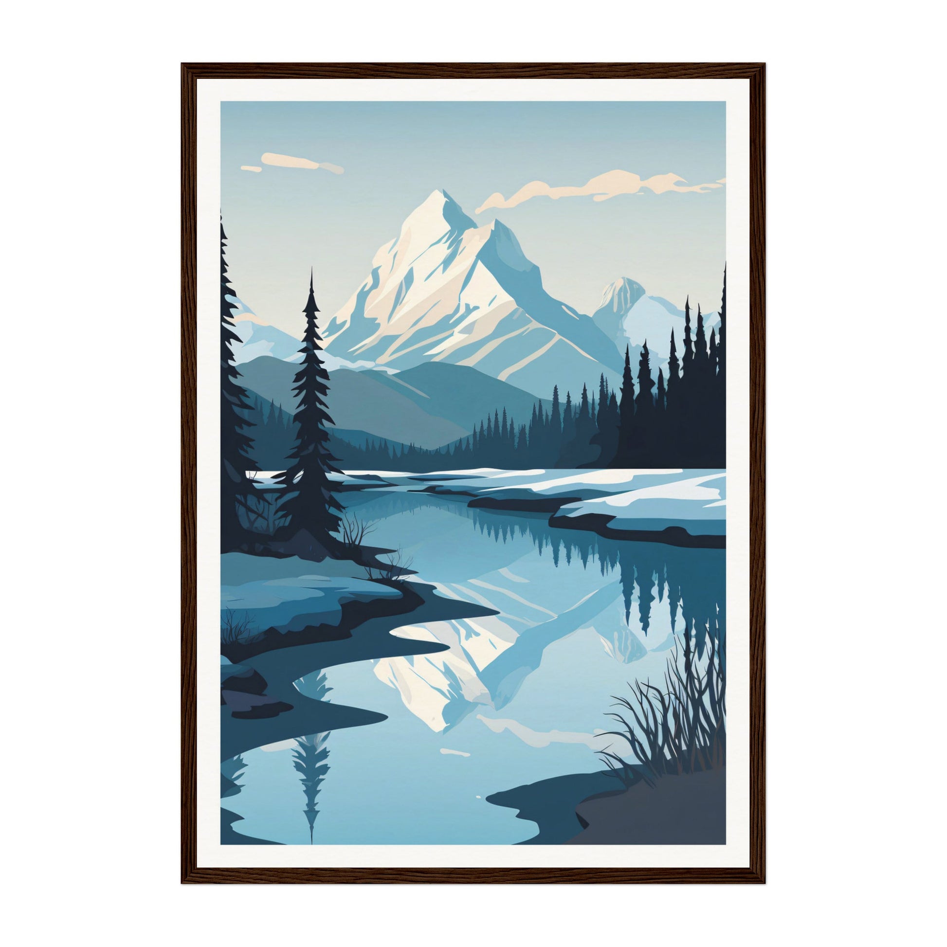 Lake Clark, United States Wall Art - Uncharted Borders