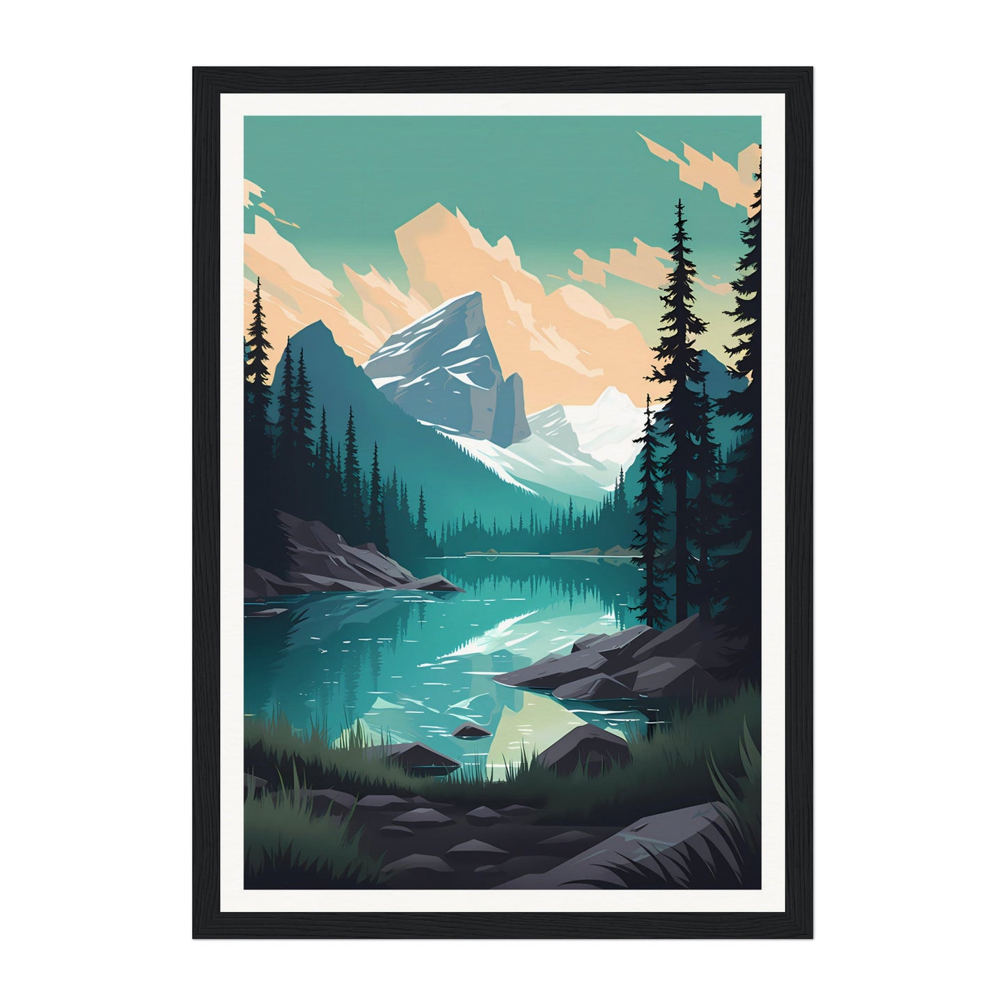 Lake O'Hara, Canada Wall Art - Uncharted Borders