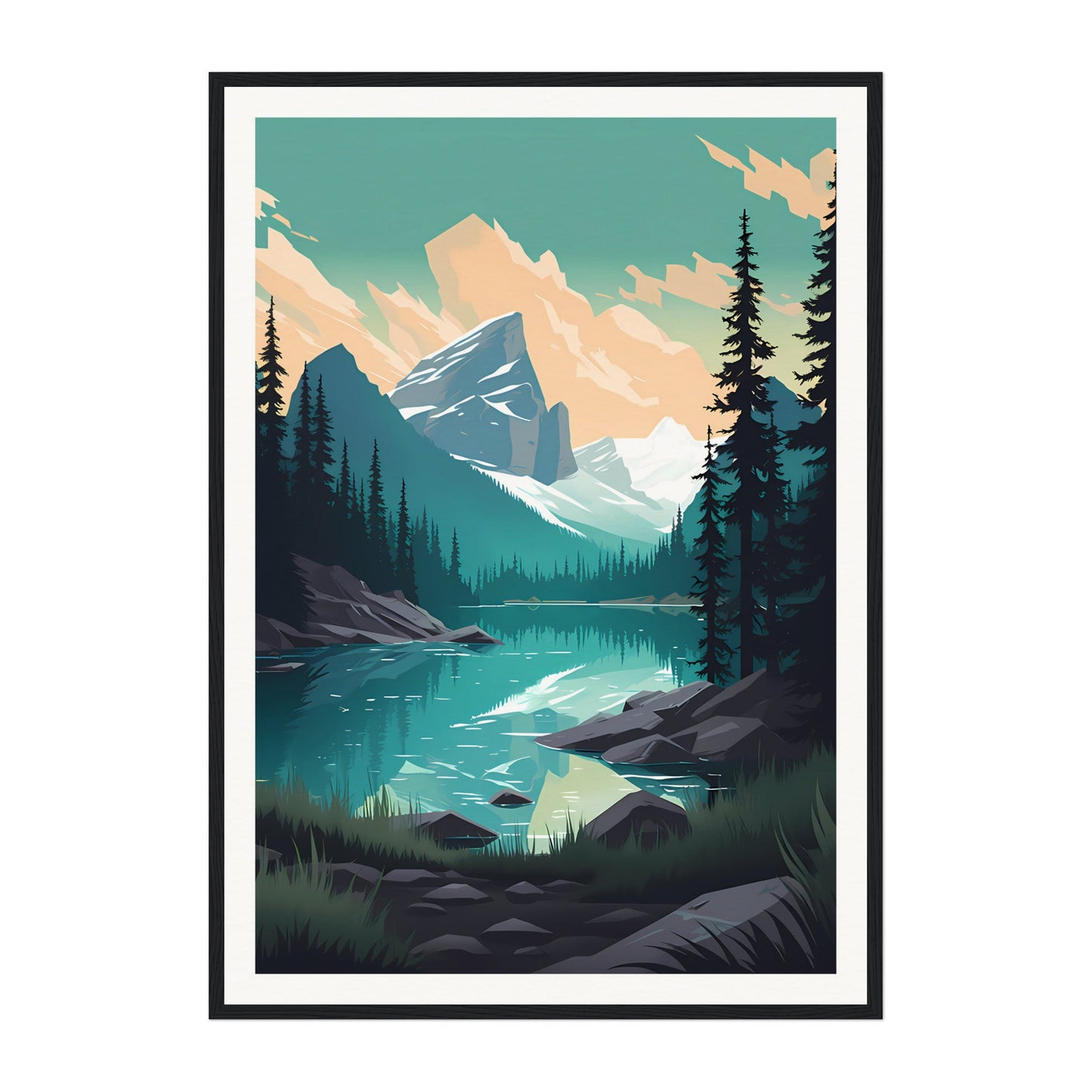 Lake O'Hara, Canada Wall Art - Uncharted Borders