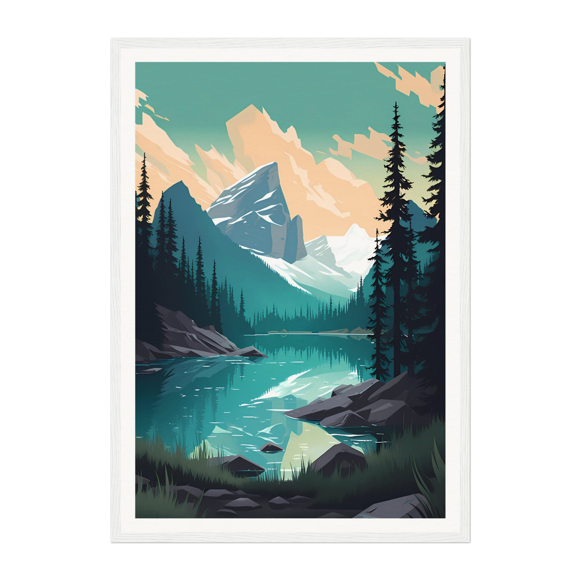 Lake O'Hara, Canada Wall Art - Uncharted Borders