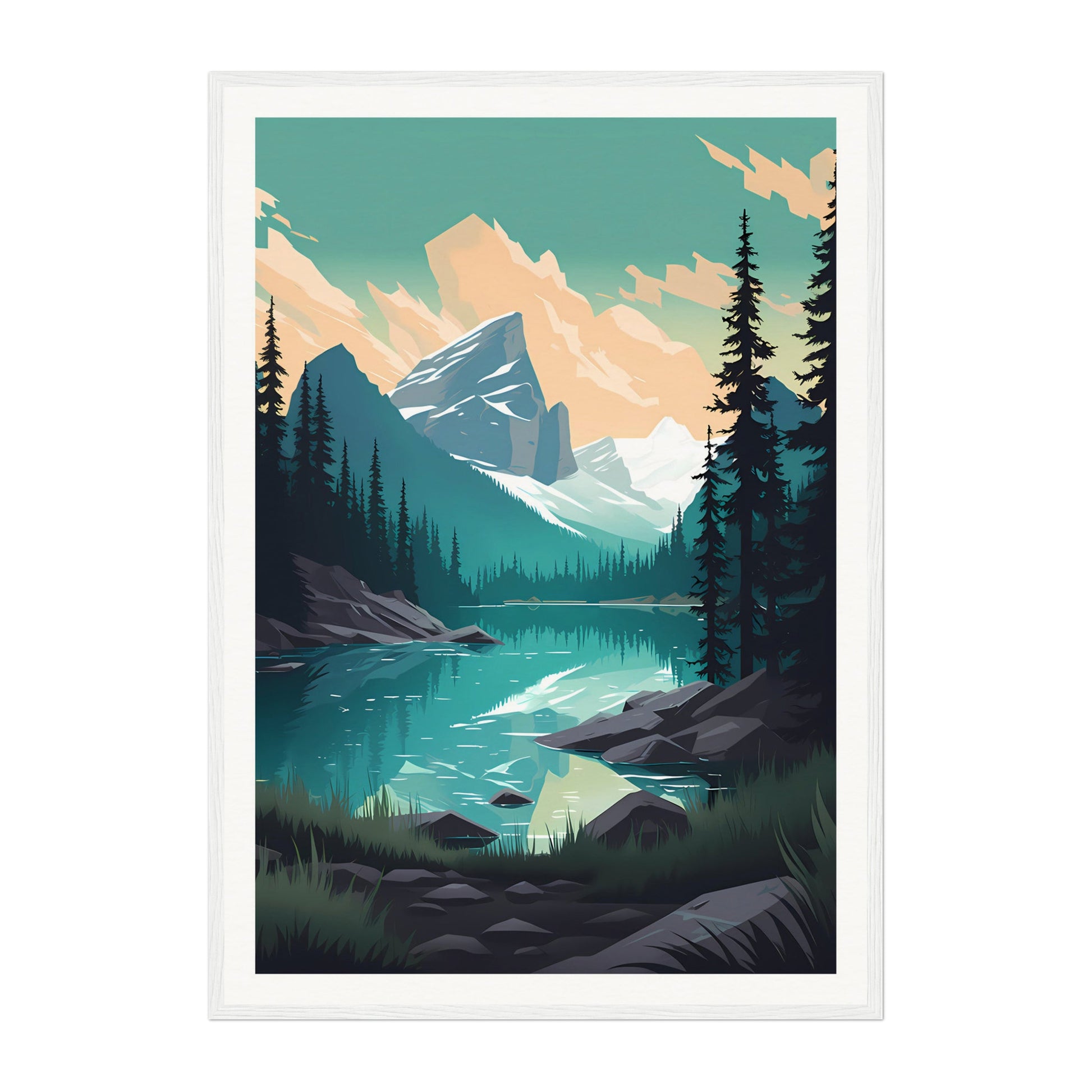 Lake O'Hara, Canada Wall Art - Uncharted Borders