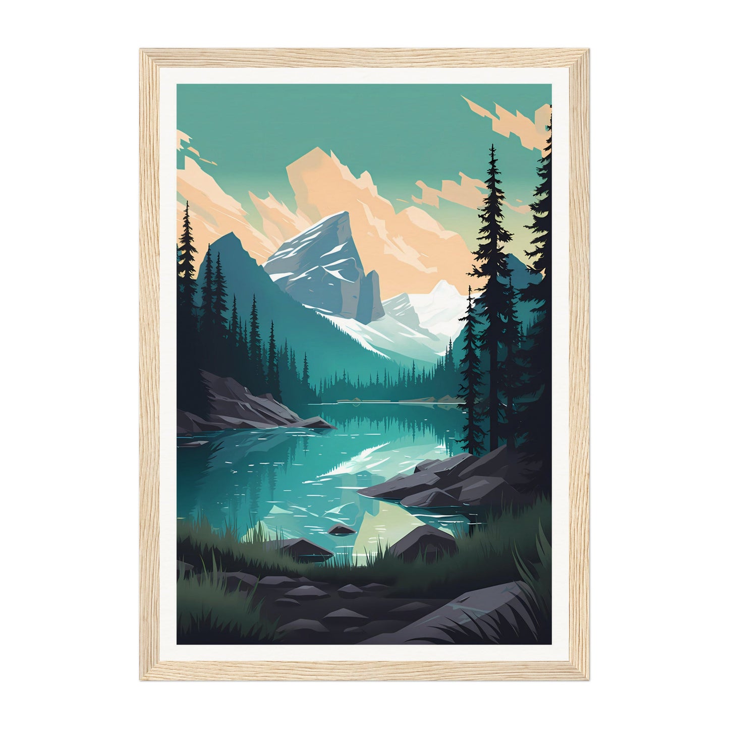 Lake O'Hara, Canada Wall Art - Uncharted Borders
