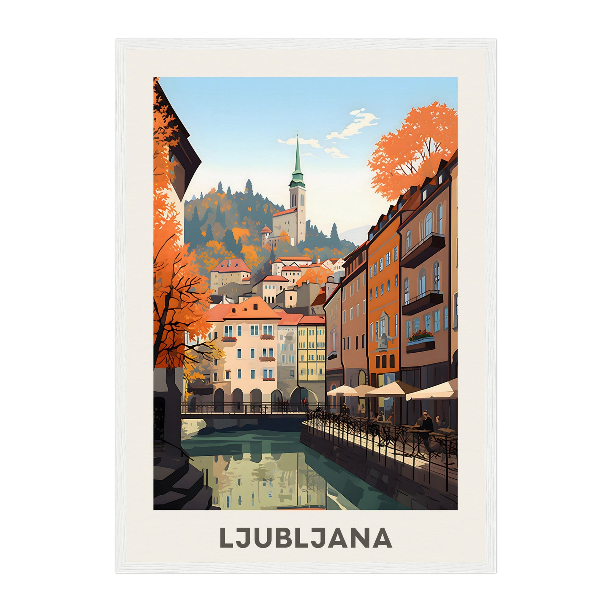 Ljubljana, Slovenia Wall Art - Uncharted Borders