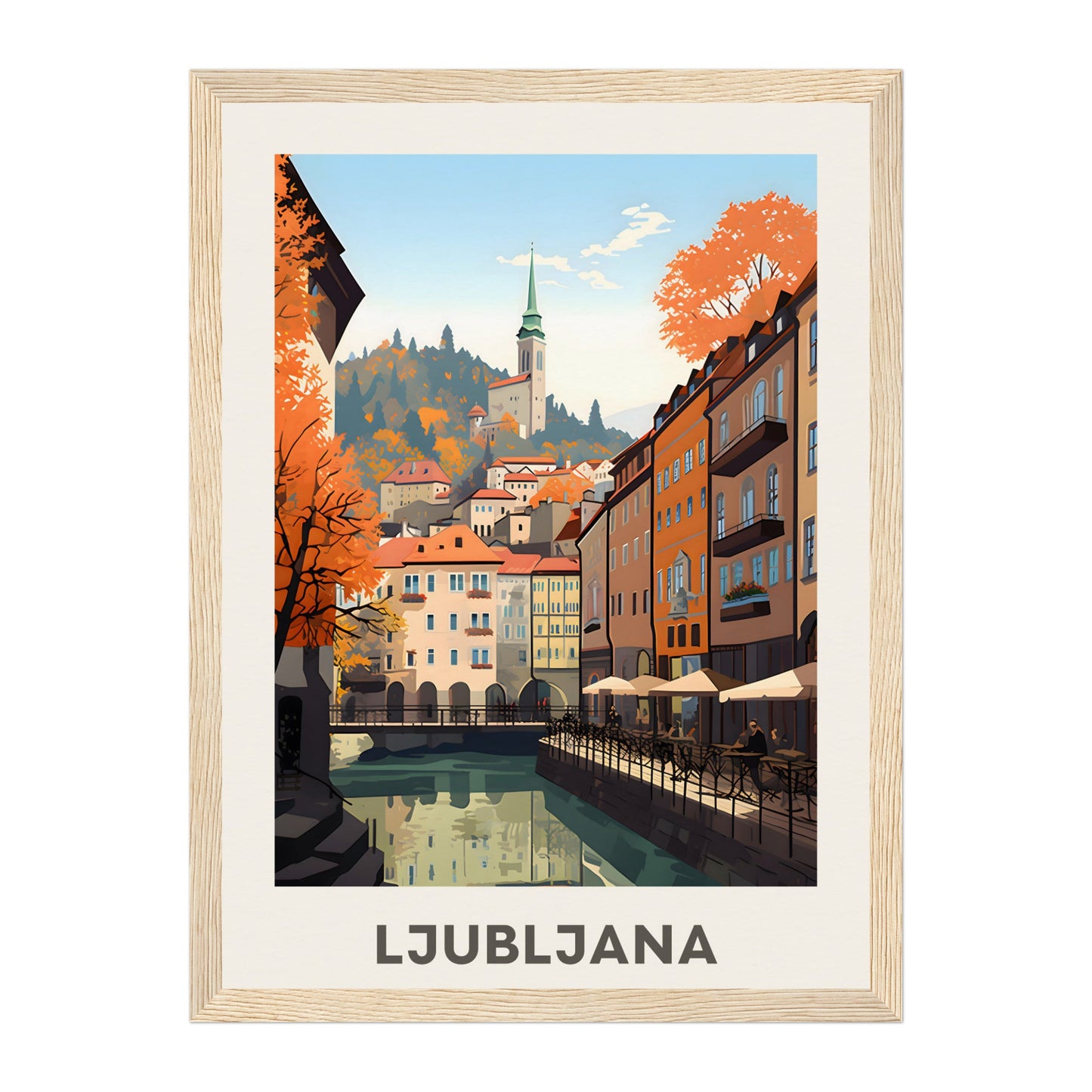 Ljubljana, Slovenia Wall Art - Uncharted Borders