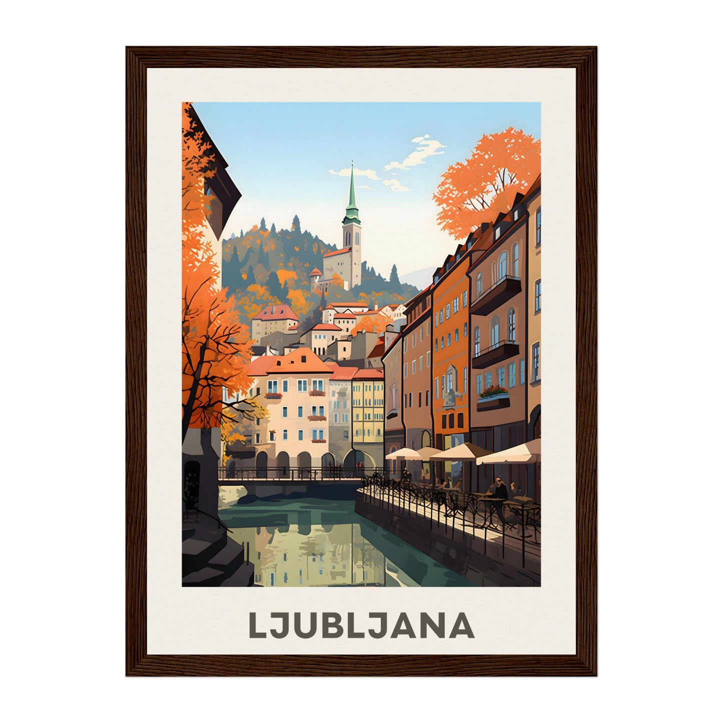 Ljubljana, Slovenia Wall Art - Uncharted Borders