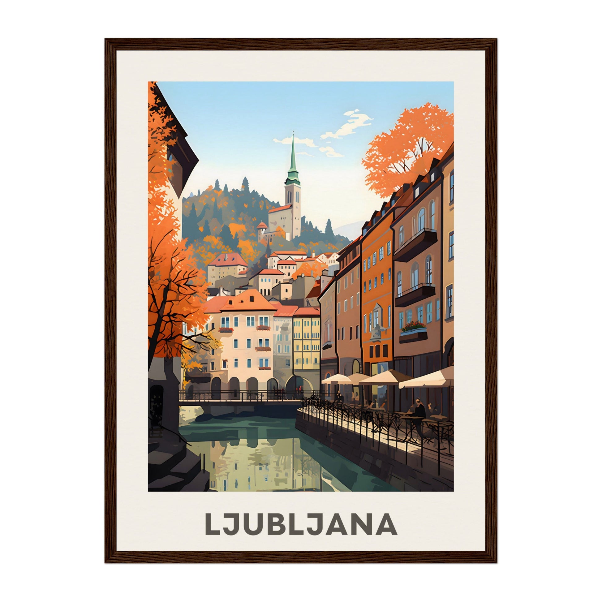 Ljubljana, Slovenia Wall Art - Uncharted Borders