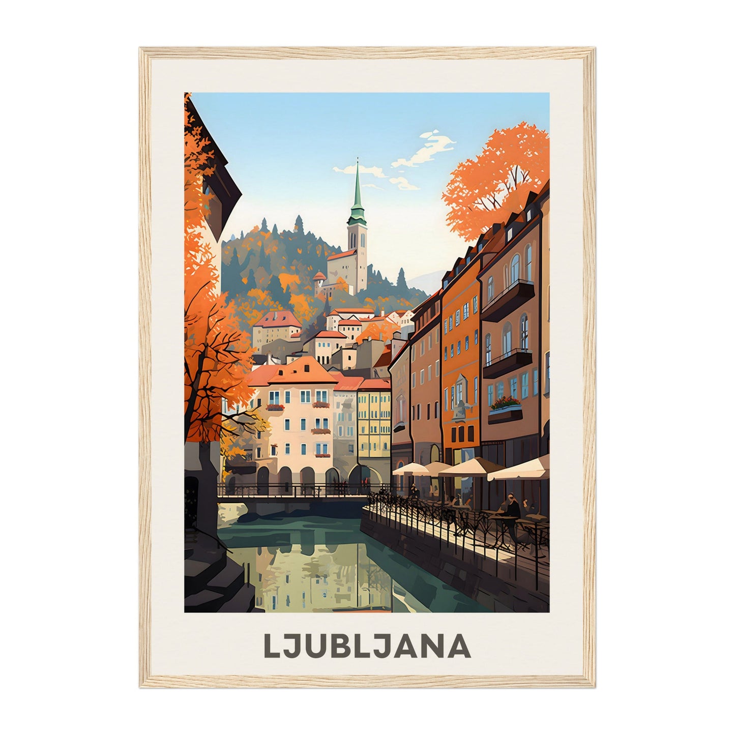 Ljubljana, Slovenia Wall Art - Uncharted Borders
