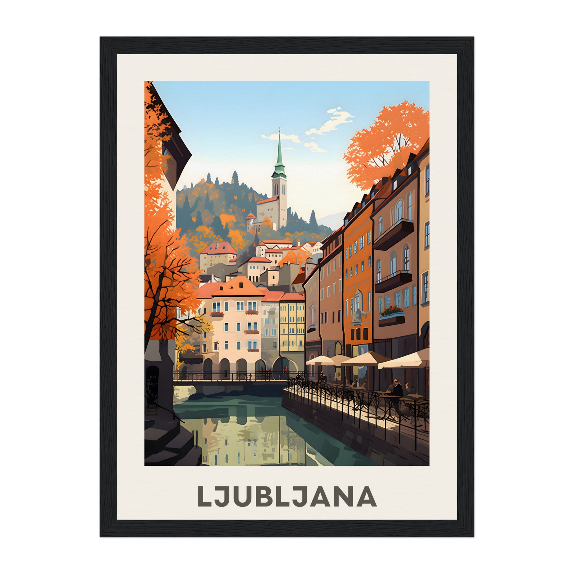 Ljubljana, Slovenia Wall Art - Uncharted Borders