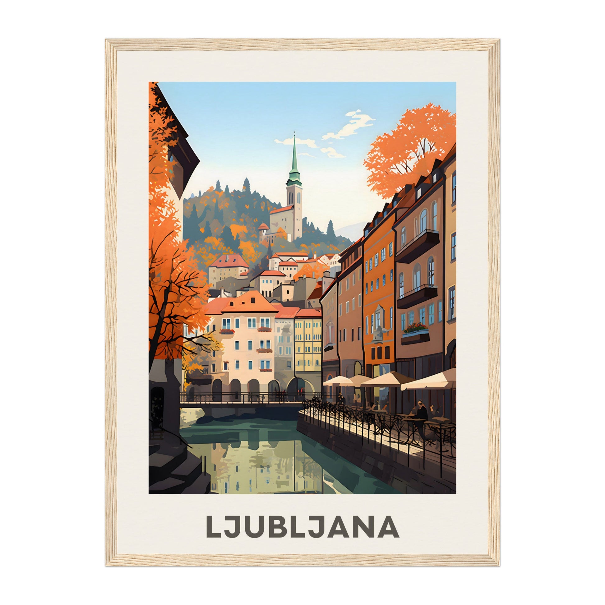 Ljubljana, Slovenia Wall Art - Uncharted Borders