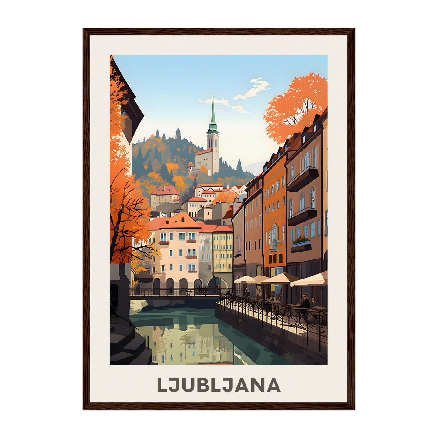 Ljubljana, Slovenia Wall Art - Uncharted Borders
