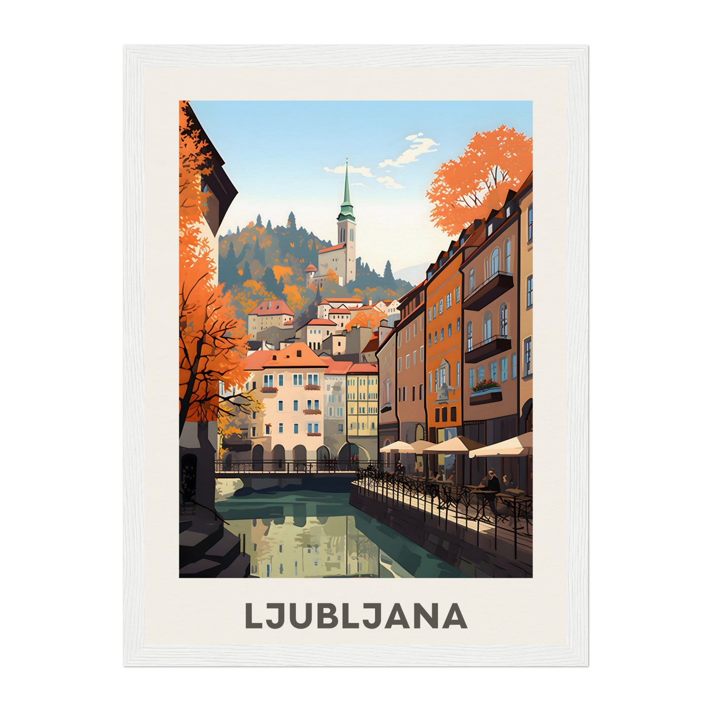 Ljubljana, Slovenia Wall Art - Uncharted Borders