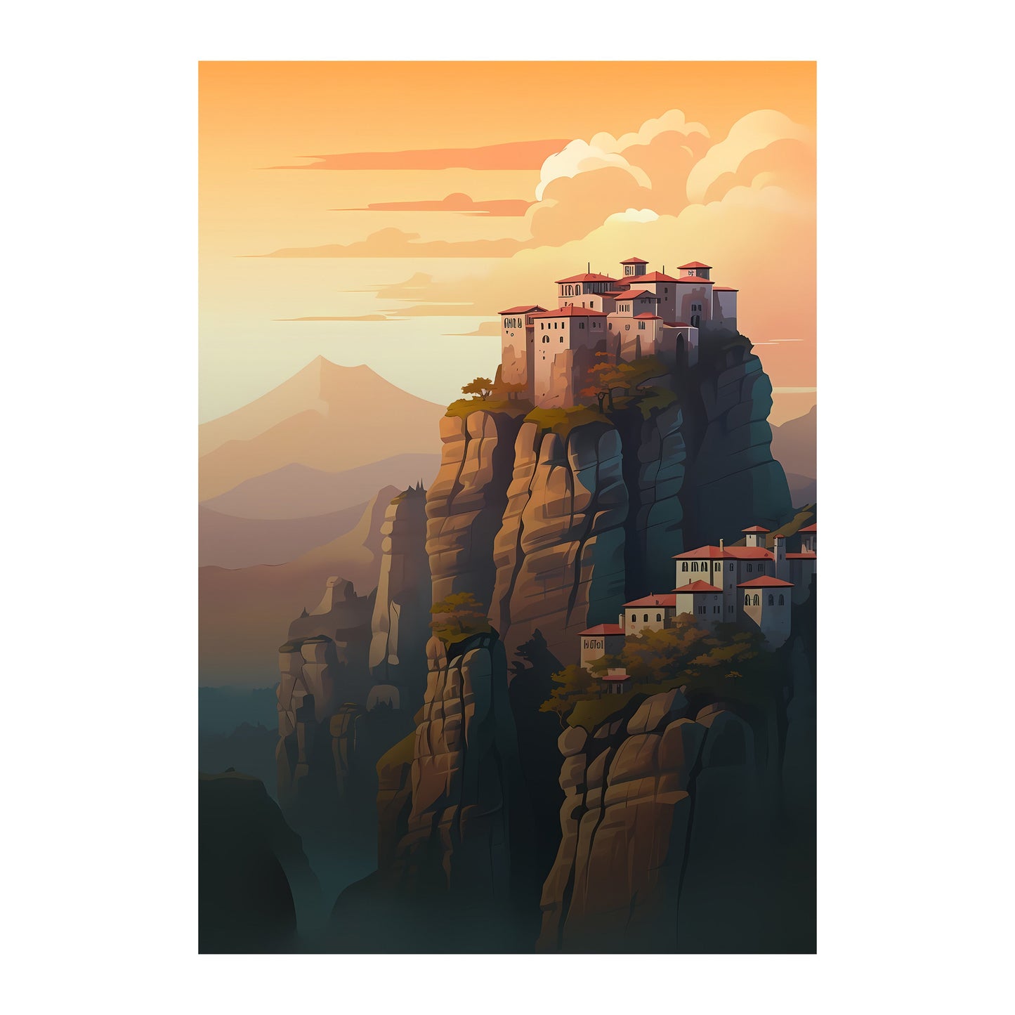 Meteora, Greece Wall Art - Uncharted Borders