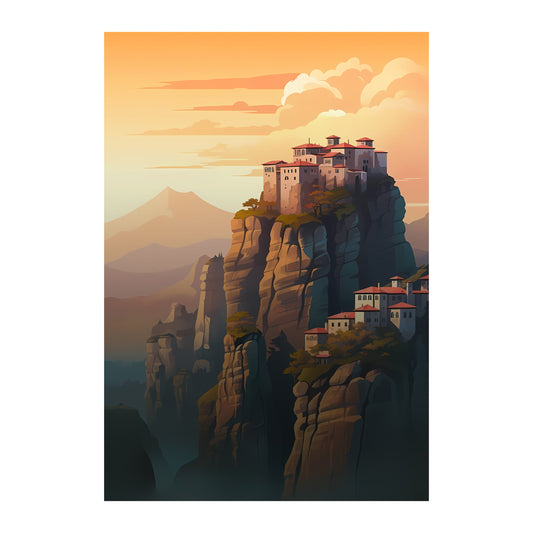 Meteora, Greece Wall Art - Uncharted Borders